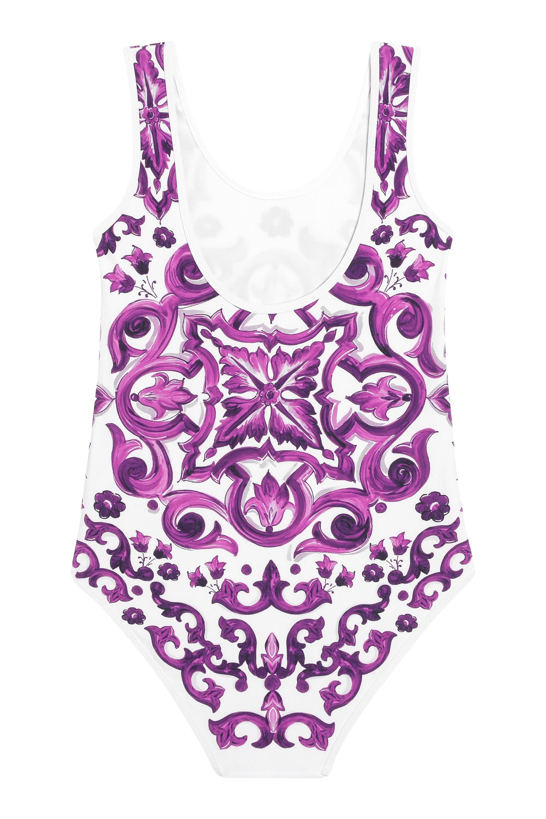 Kids Majolica Print One-Piece Swimsuit
