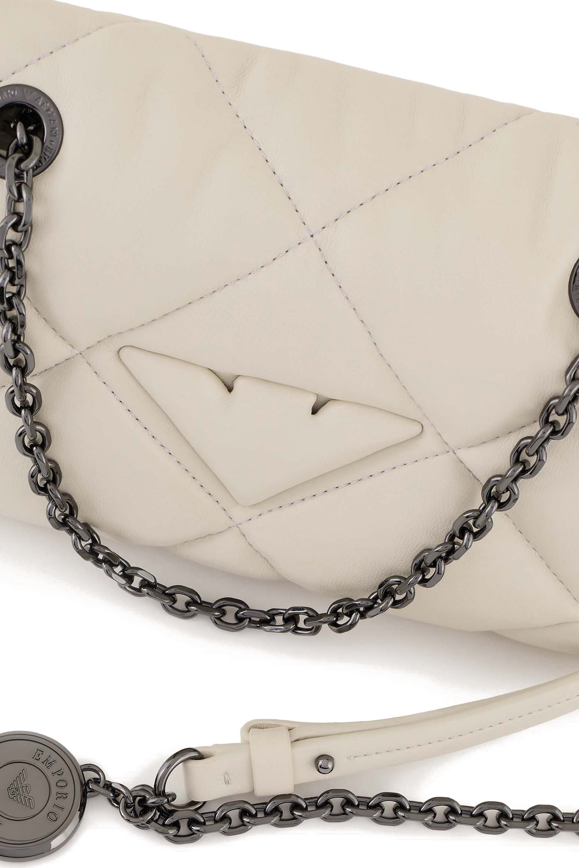 Quilted Nappa Leather-Effect Mini Bag