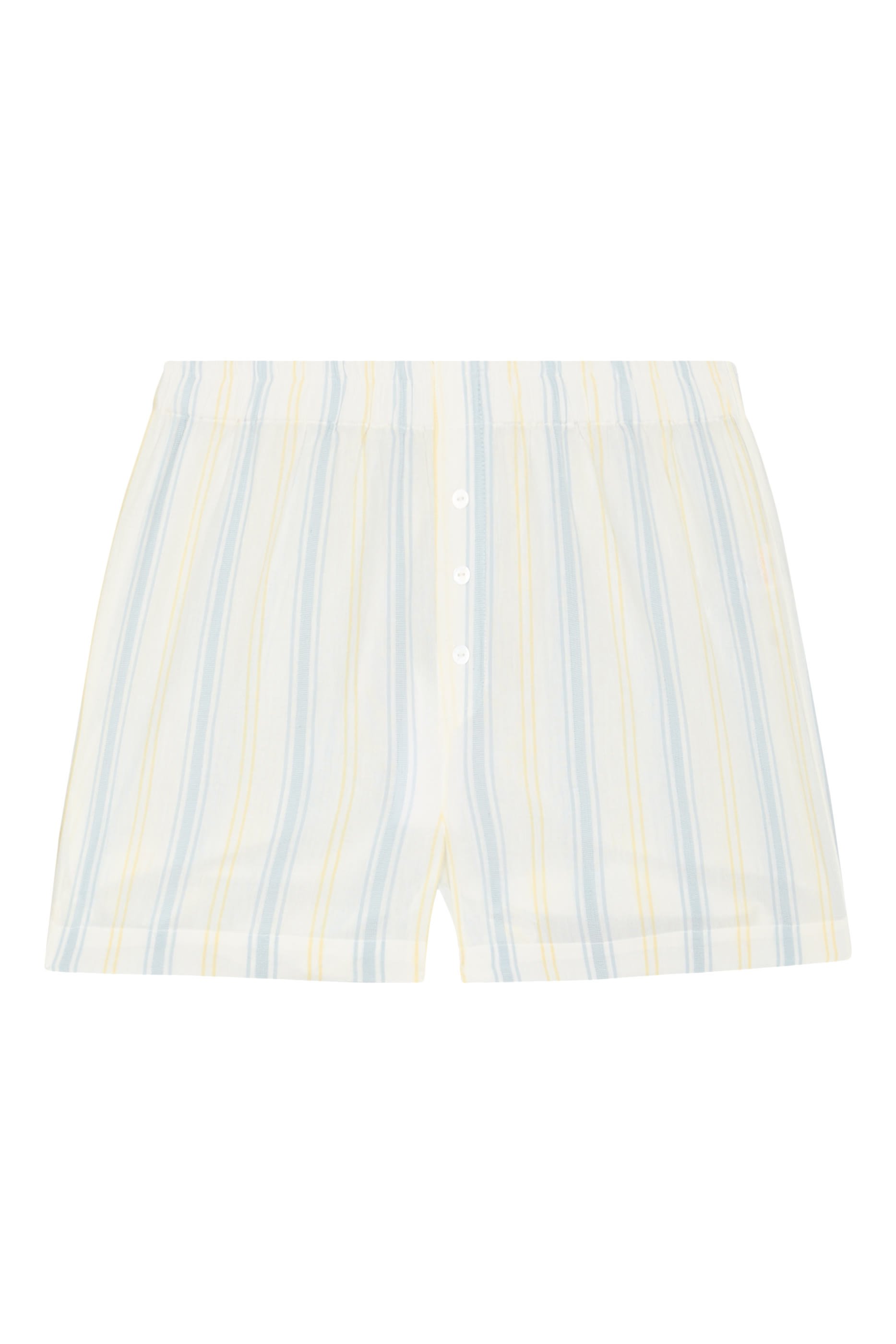  Organic Cotton Stripe Relaxed Boxer Shorts