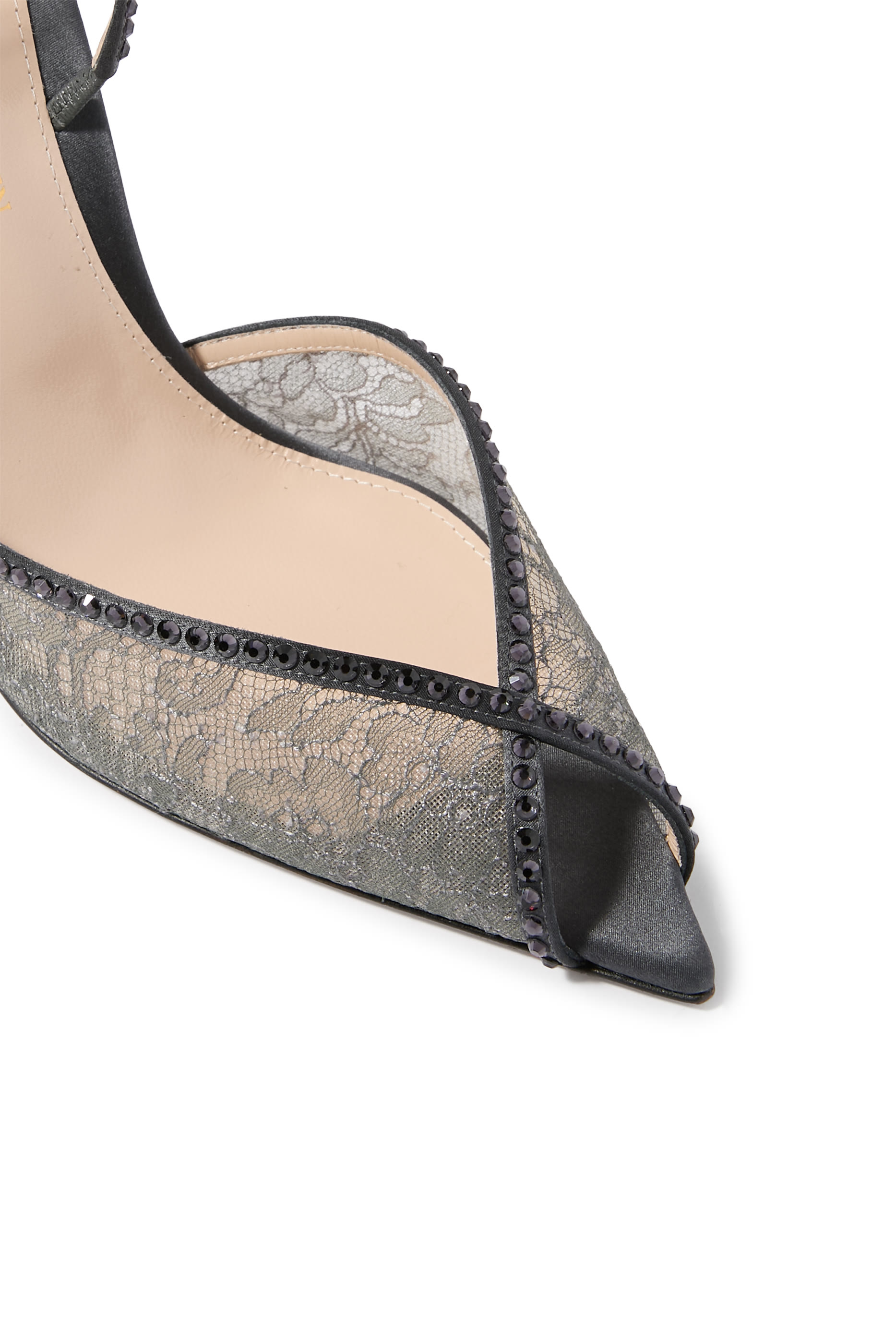  Katy Lace 105 Slingback Pumps