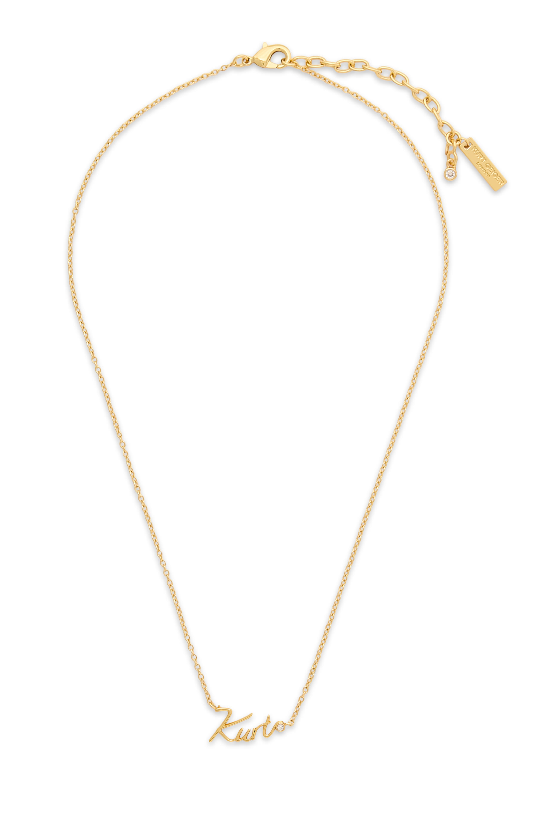  Kurt Script Necklace 