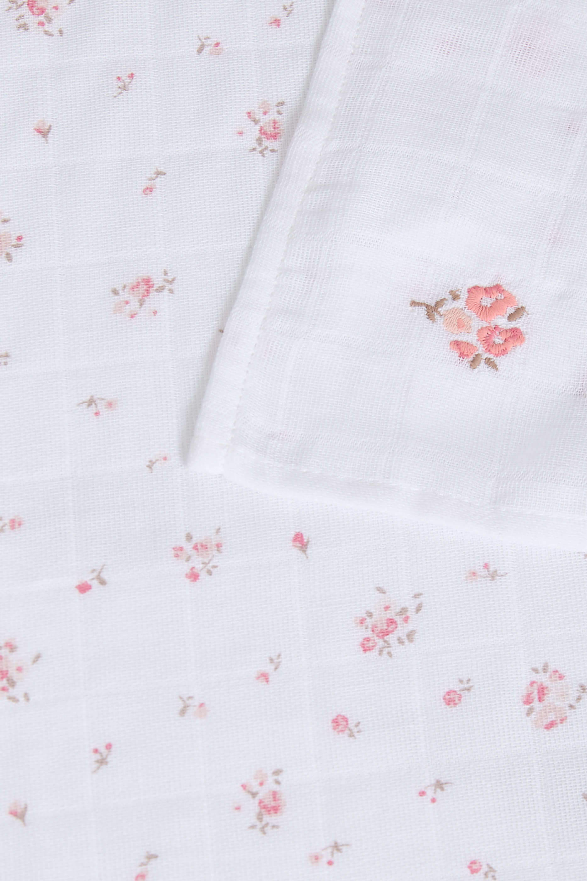  Organic Cotton Minnie Floral Muslins &mdash; Set of 2