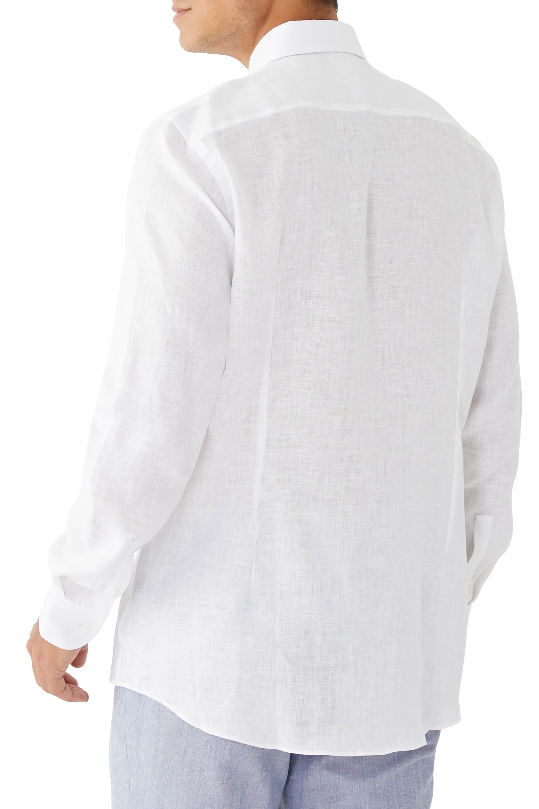 Slim-Fit Stretch Cotton Shirt