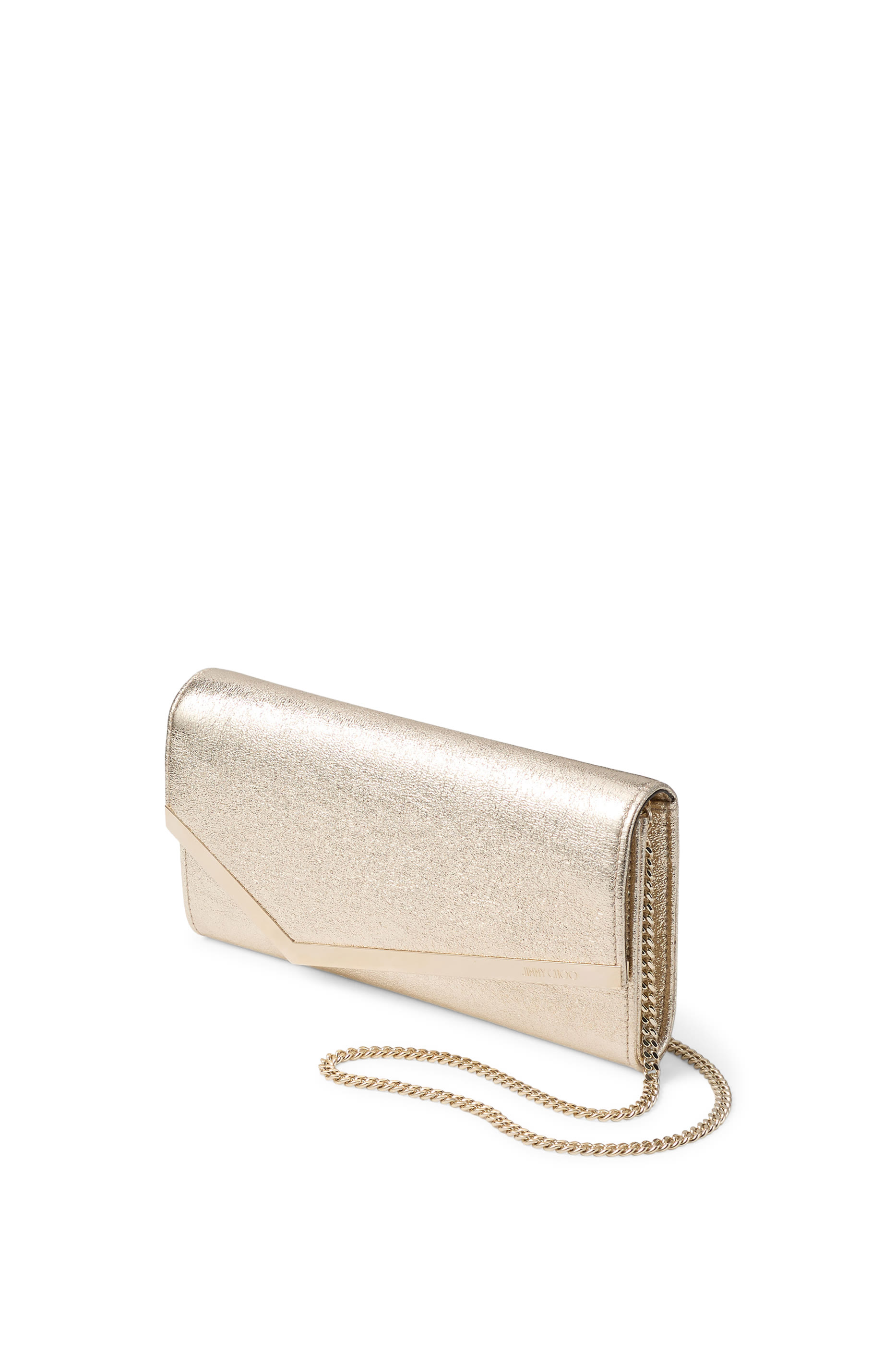 Emmie Platinum Ice Dusty Clutch Bag