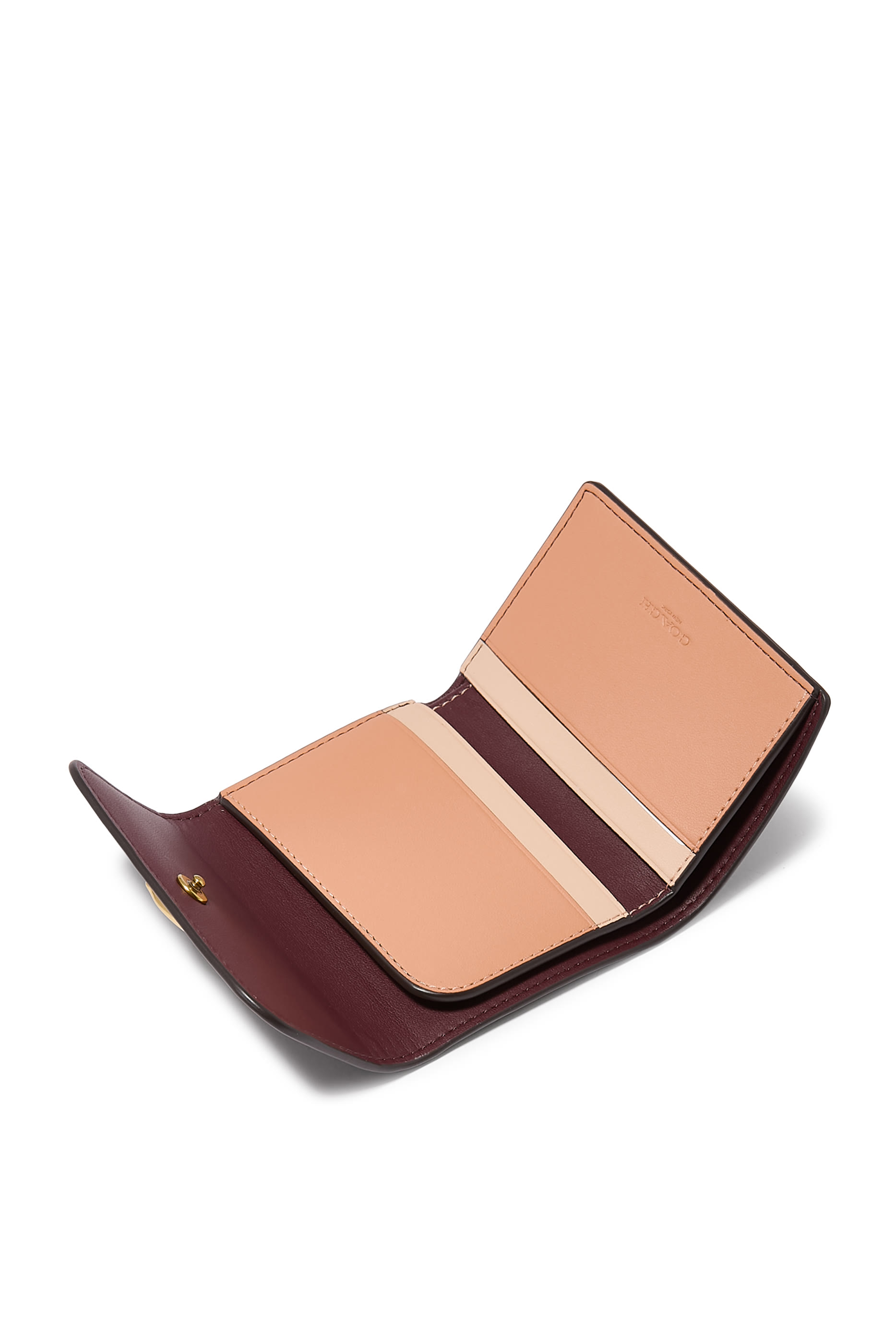 Essential Card Holder Wallet in Colorblock