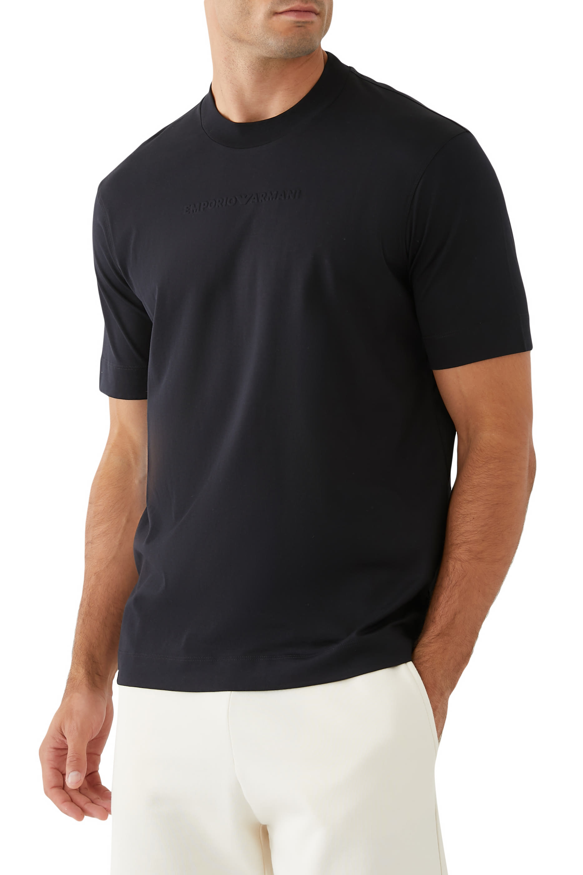 Micro EA Text Logo T-Shirt