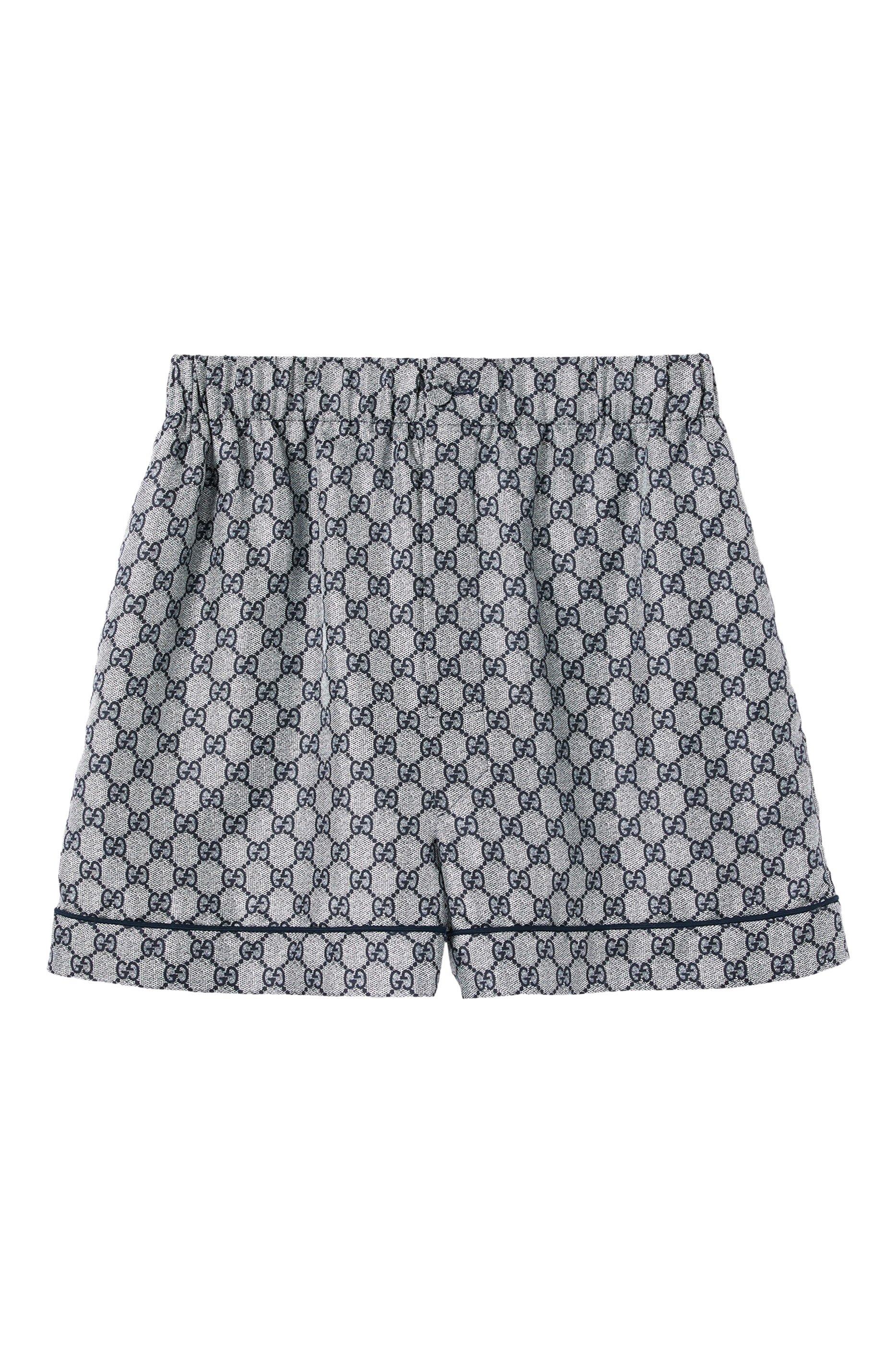GG Silk Twill Shorts