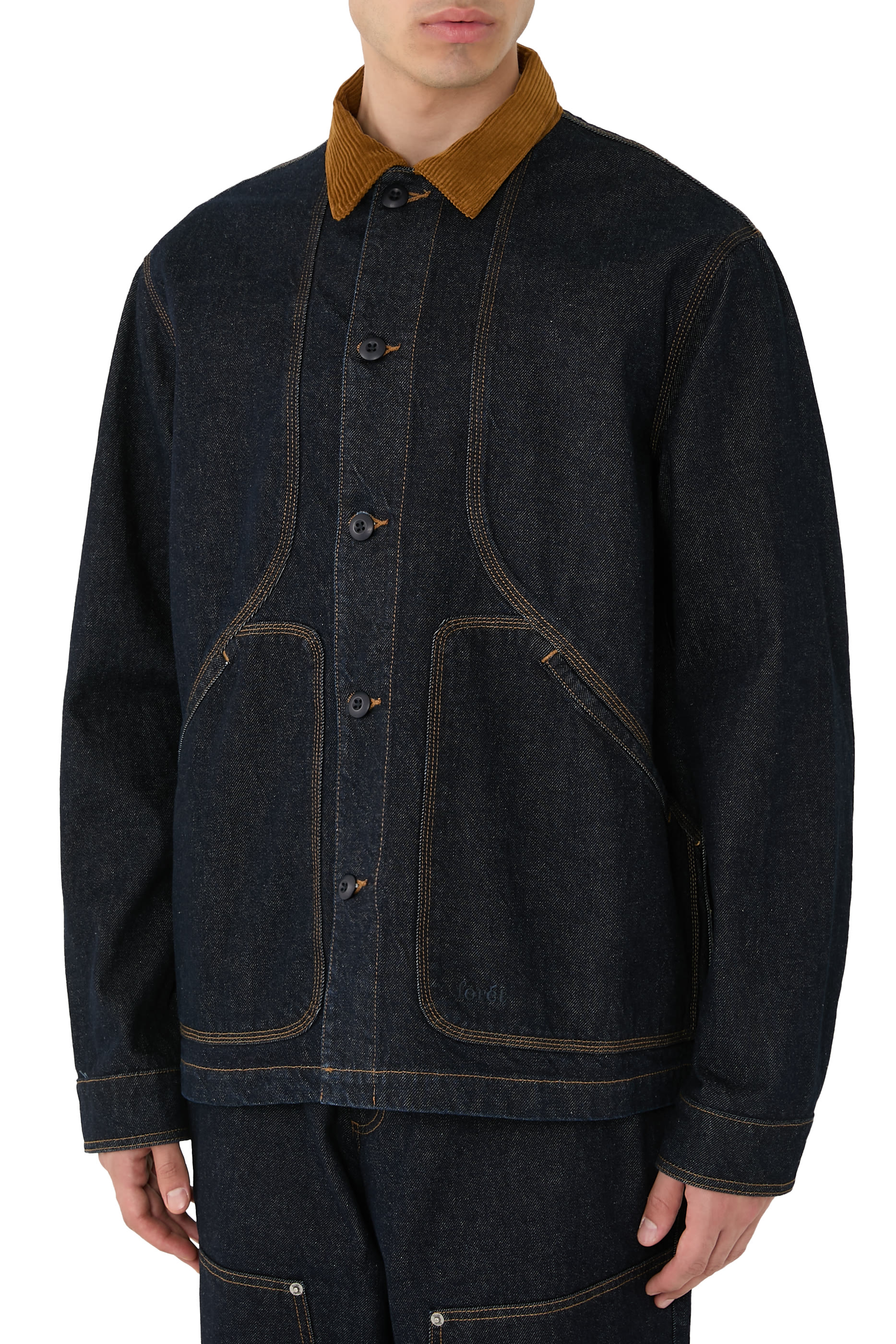  Berry Canvas Overshirt 
