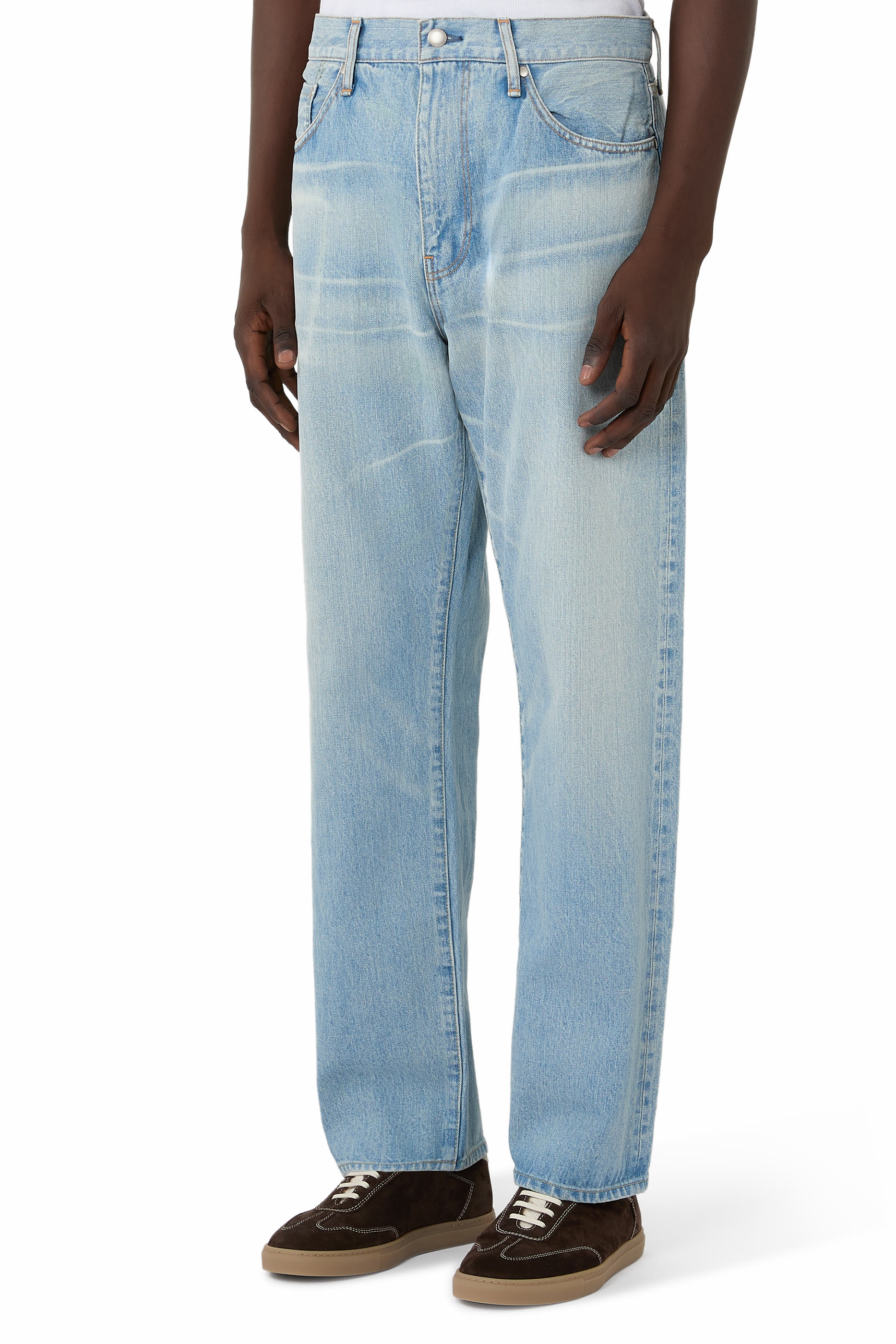 Straight Denim Jeans 