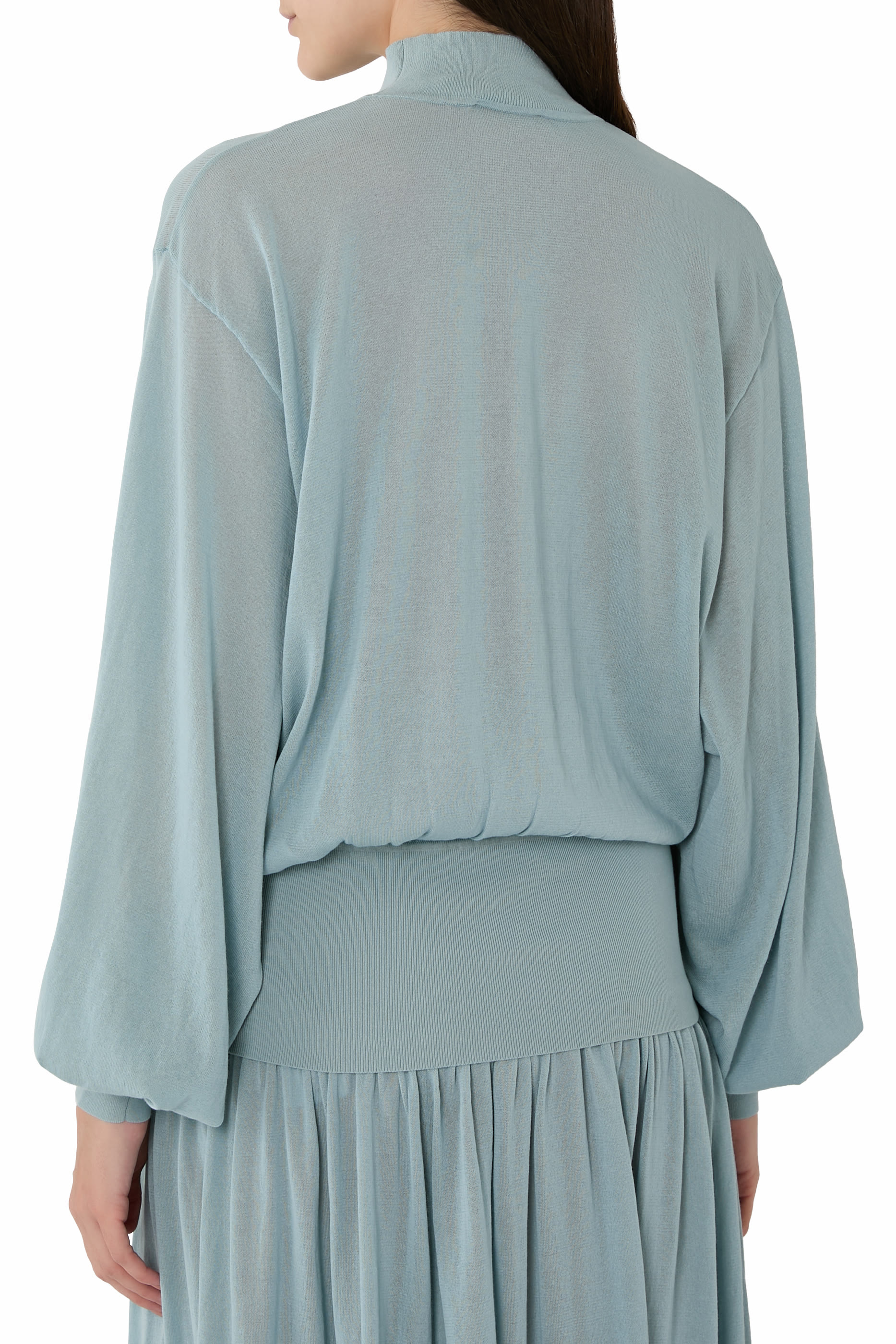 Hypnotic Gathered Billow Top