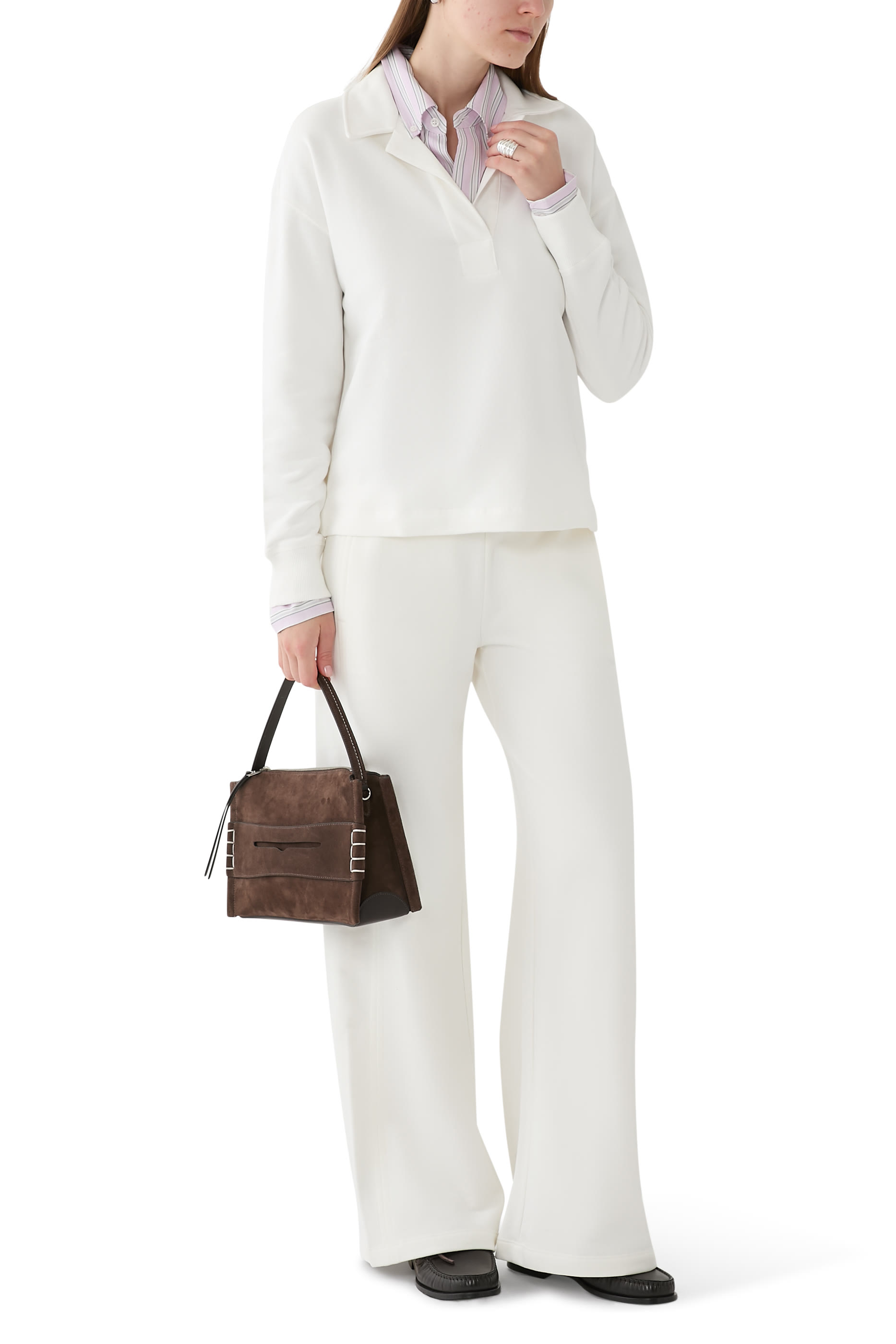 Travel Collared Sweatshirt Organic Cotton