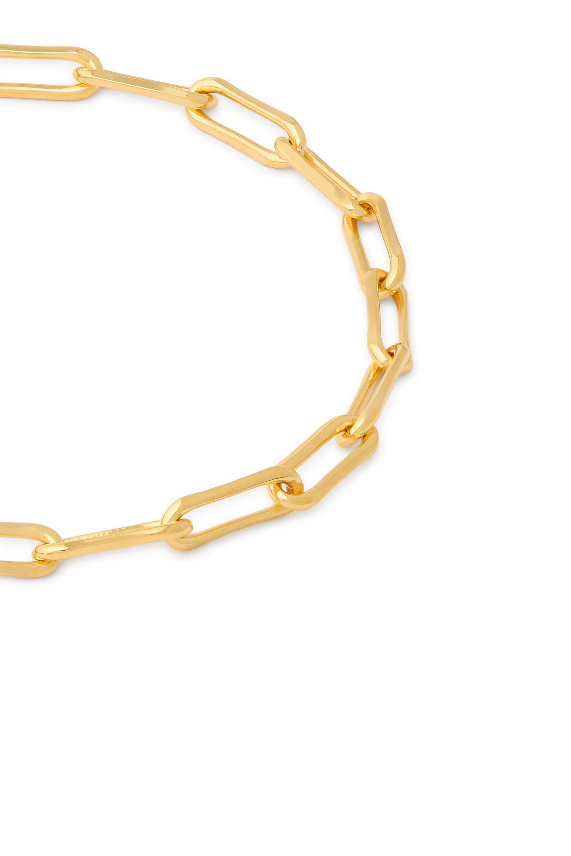 Molten Heart T-Bar Chain Bracelet