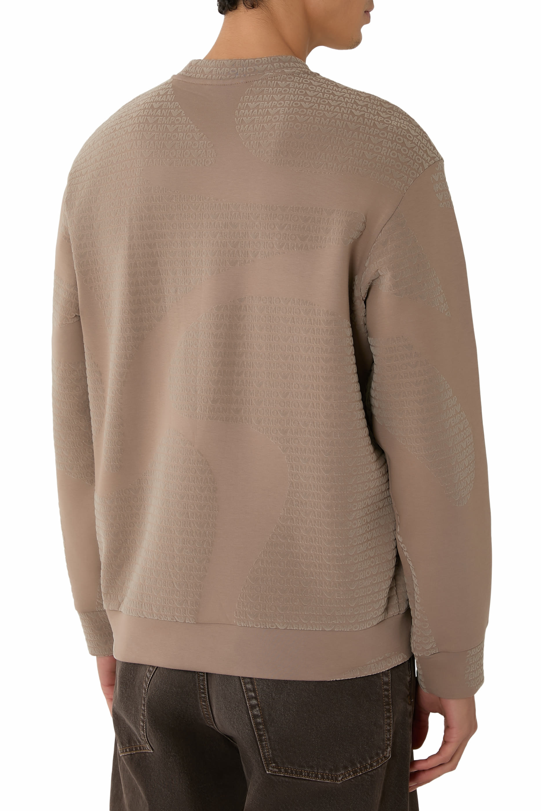 Flocked Logo Sweatshirt