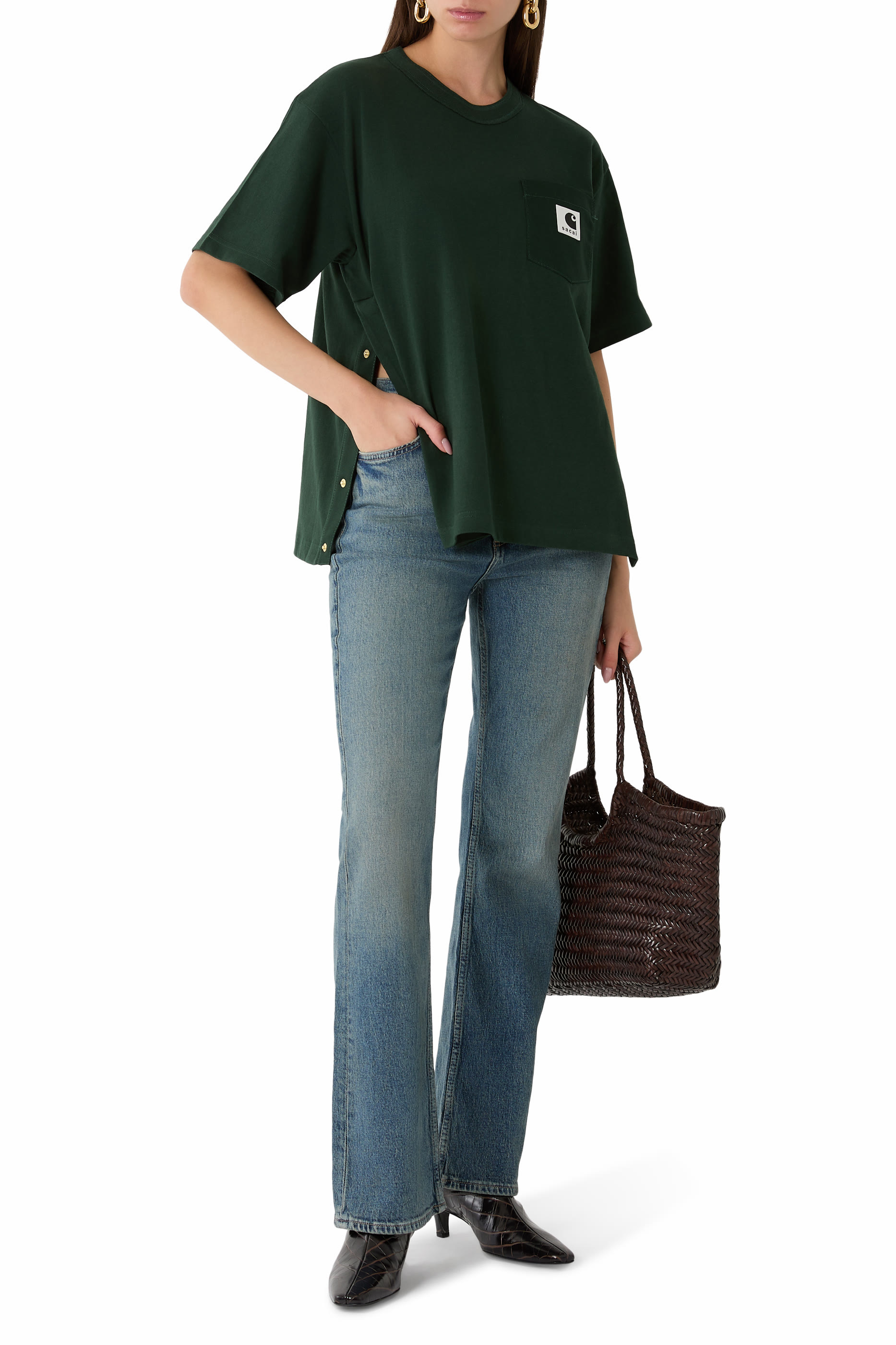 X Logo Cotton Jersey T-Shirt