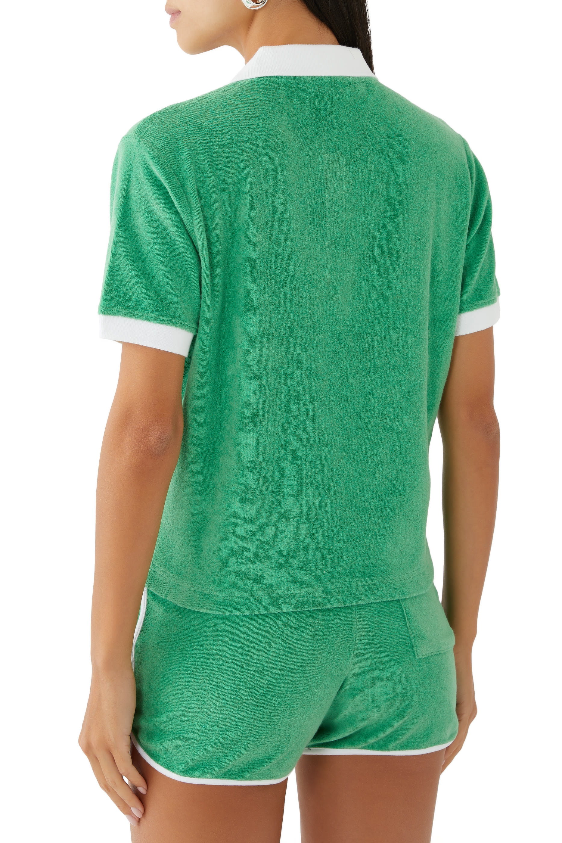 Italic Logo Terry Polo