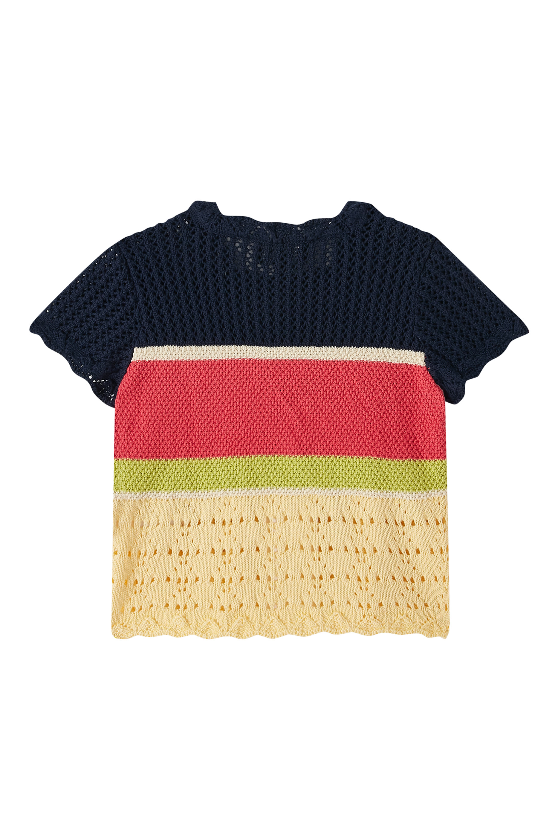 Kids Jumper with Crochet Details