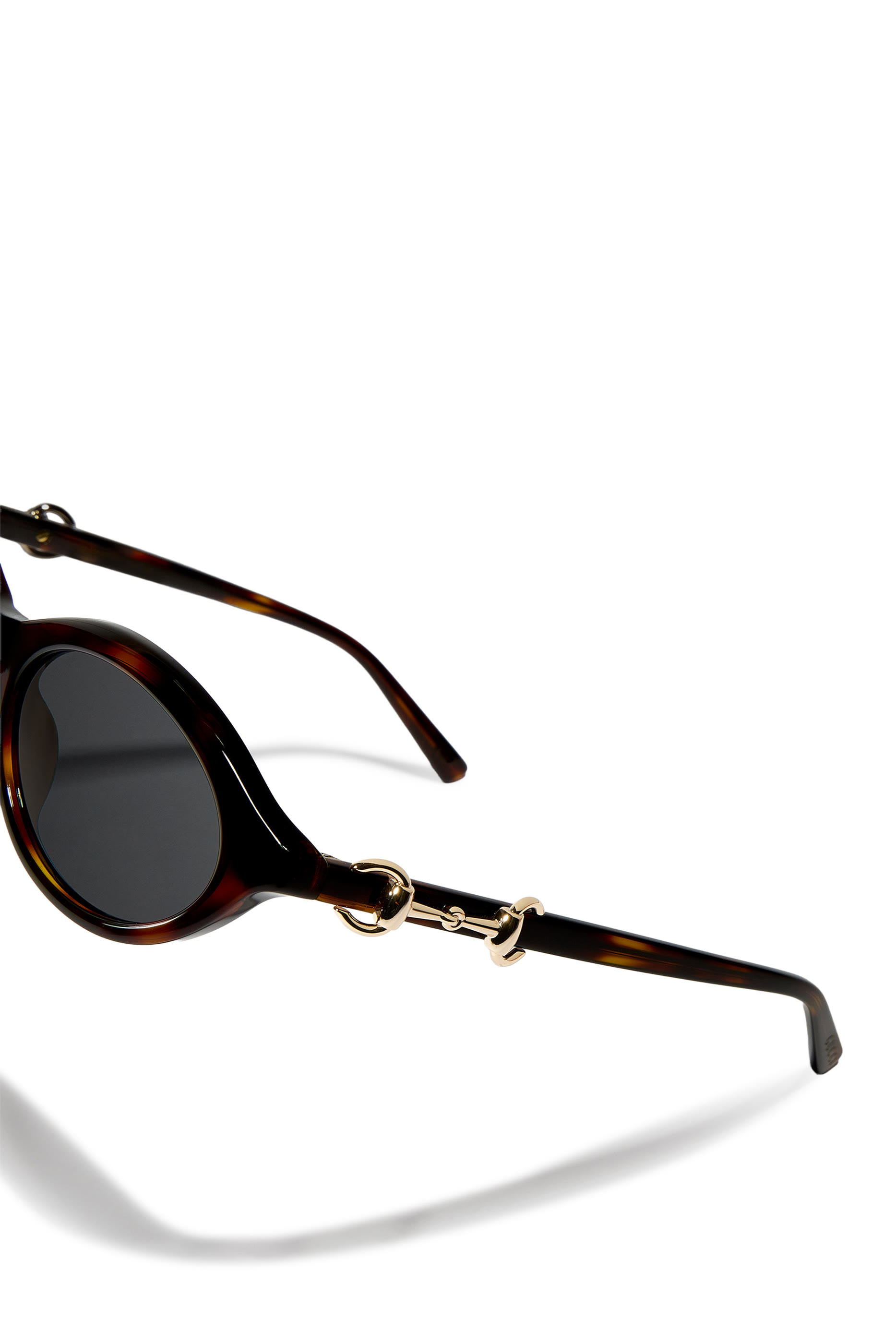 Oval-Frame Sunglasses