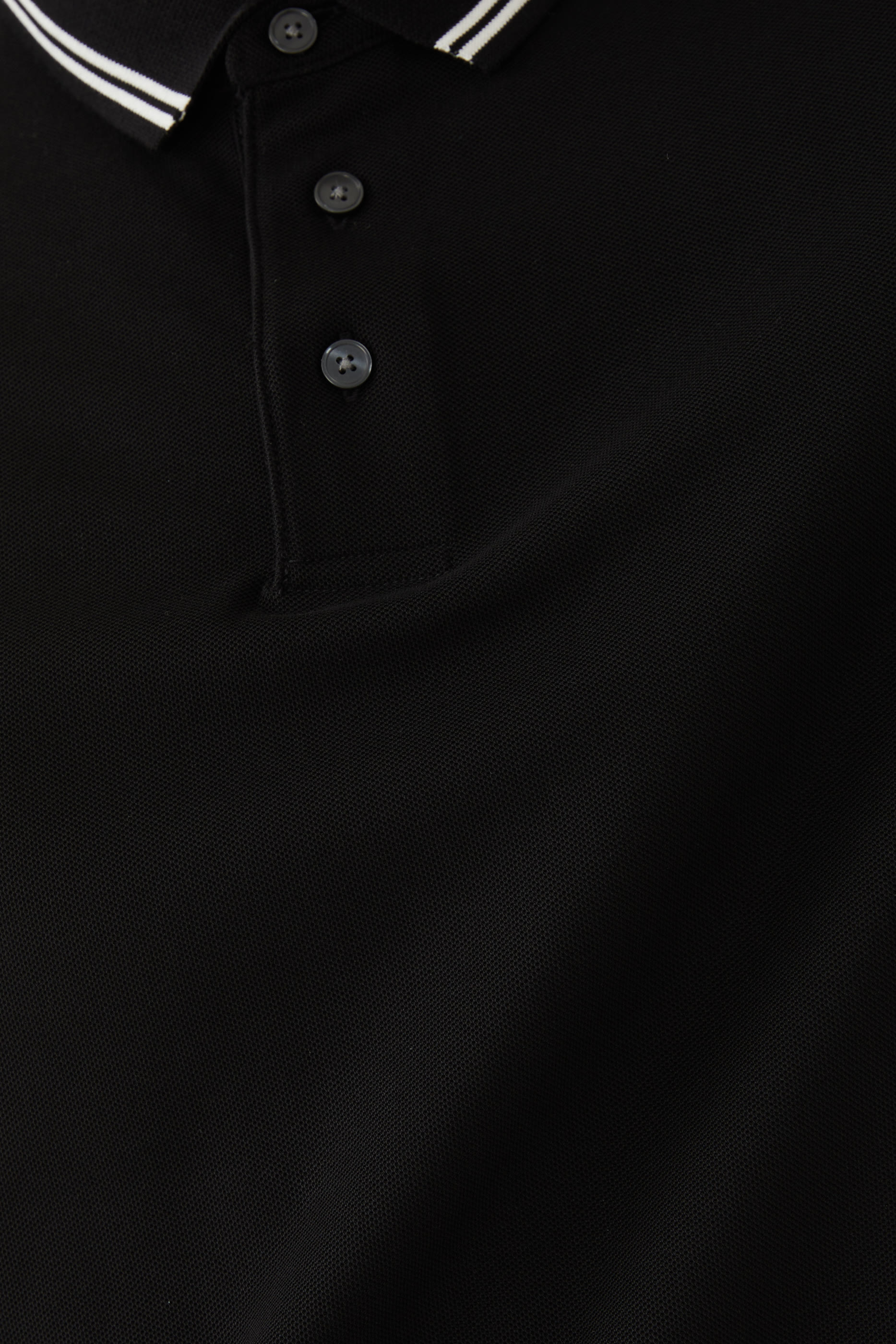 Jersey Polo Shirt with Placed Logo