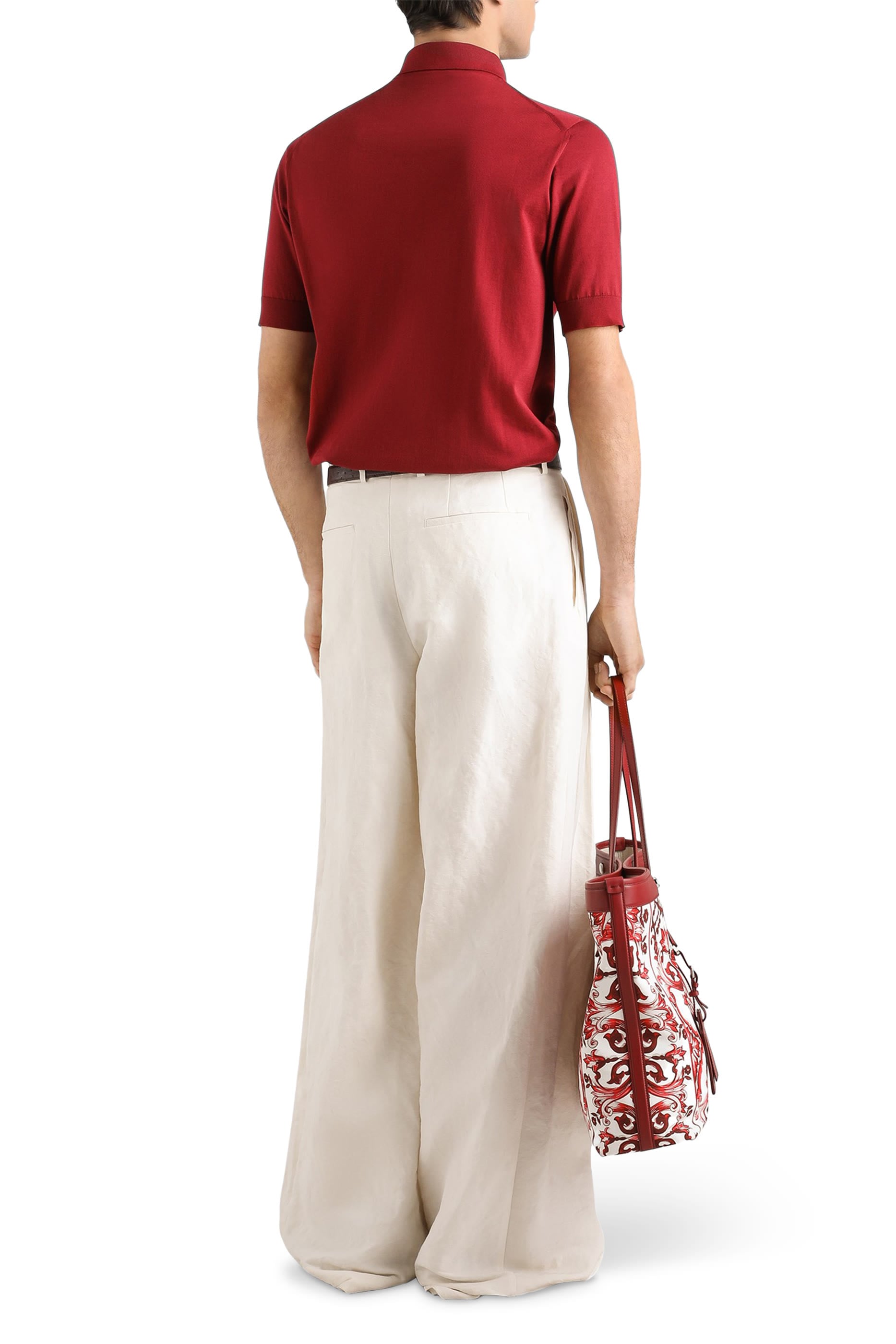 Smooth Silk Polo Shirt 