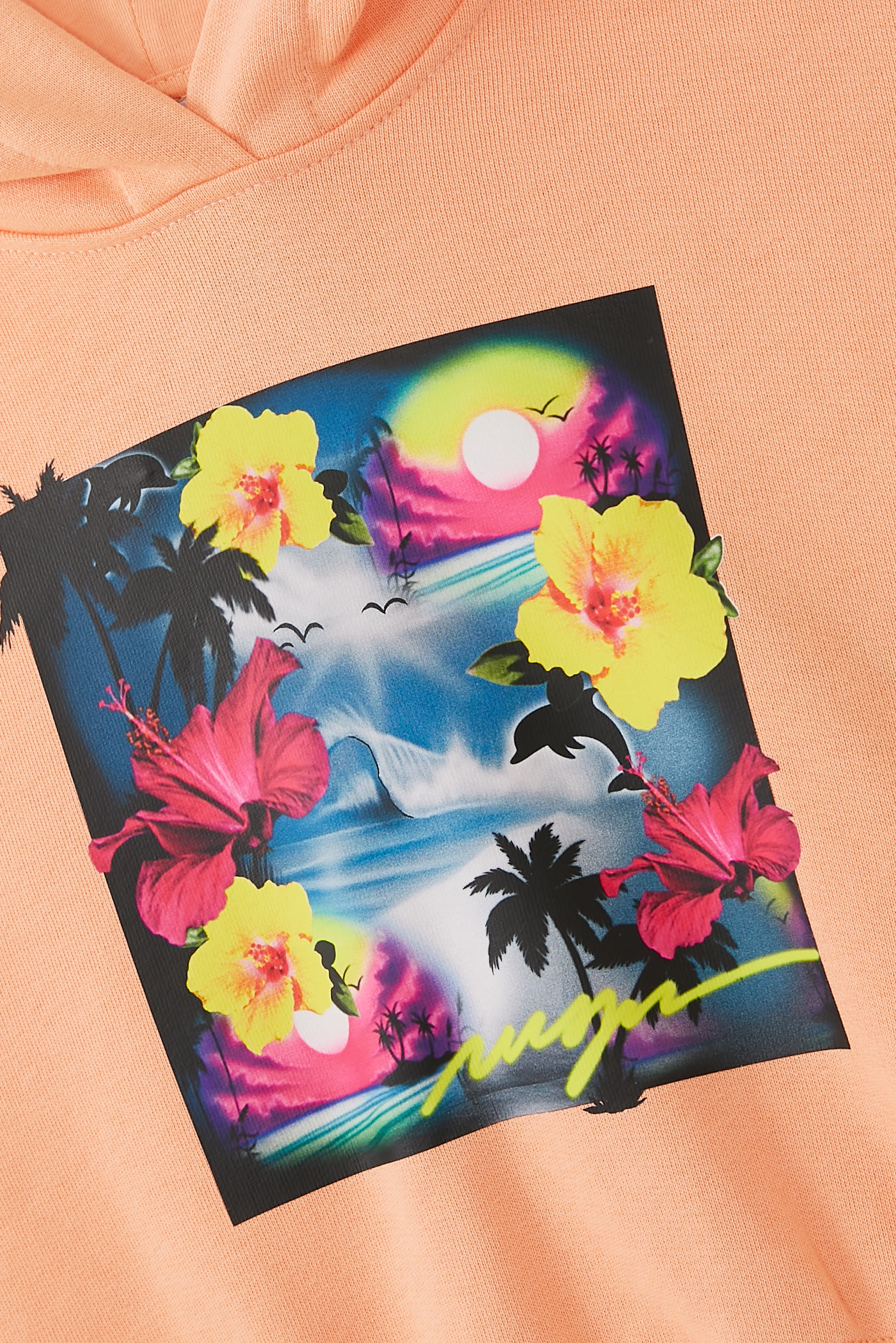 Kids Sleeveless Logo Hoodie