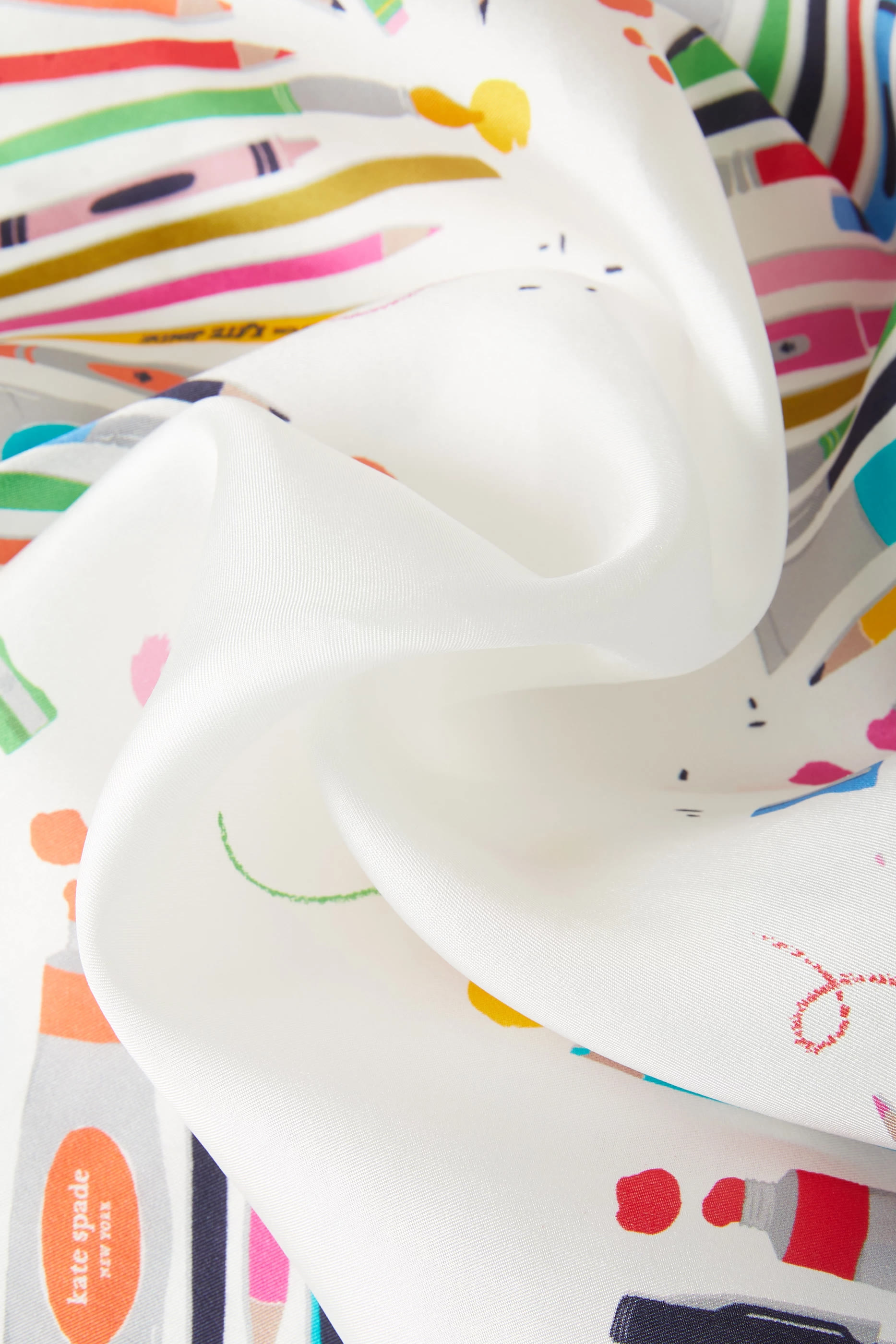 Art Supplies Silk Bandana