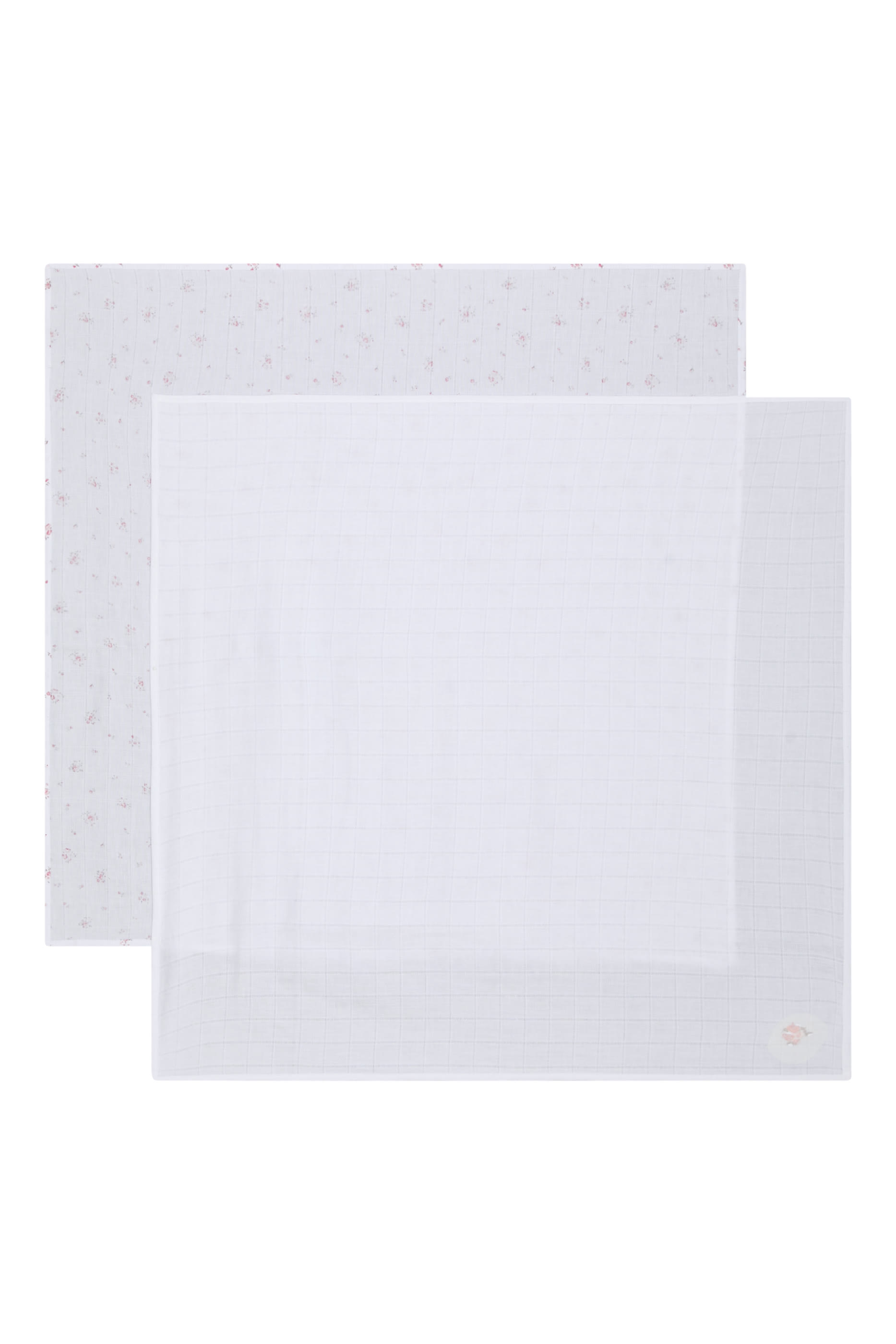  Organic Cotton Minnie Floral Muslins &mdash; Set of 2