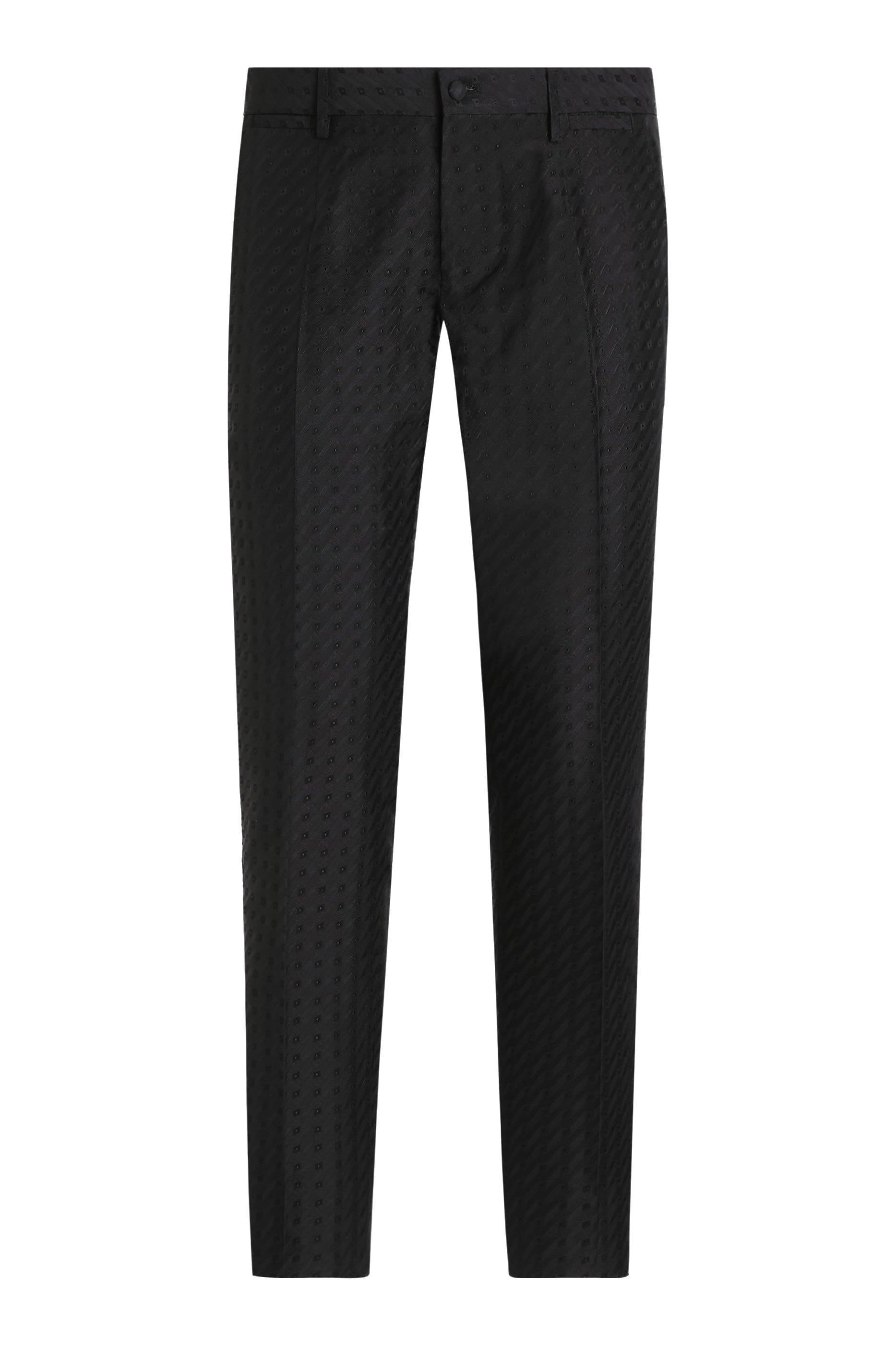 Micro Pattern Jacquard Trousers