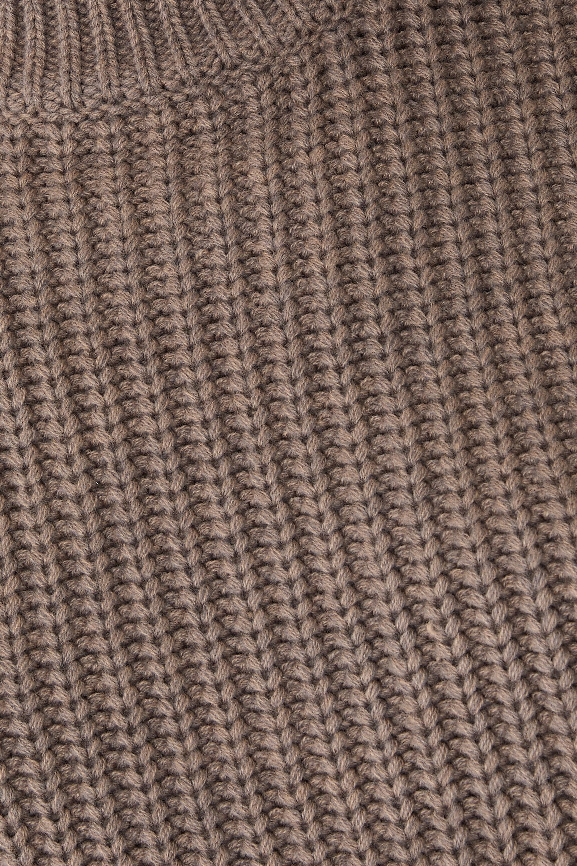 Chunky Knit Mock Neck Sweater