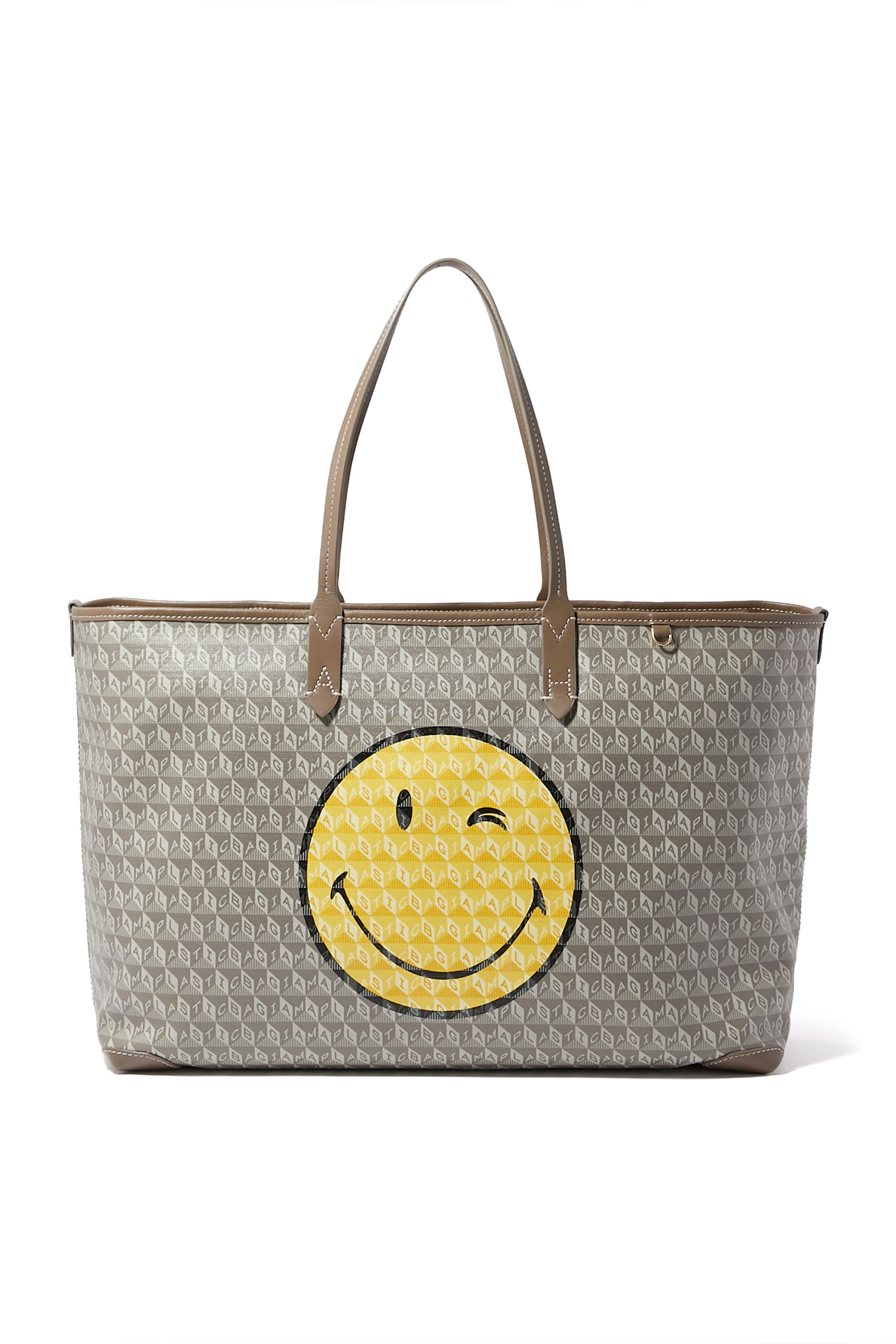 I am a Plastic Bag Wink Zipped Tote Bag