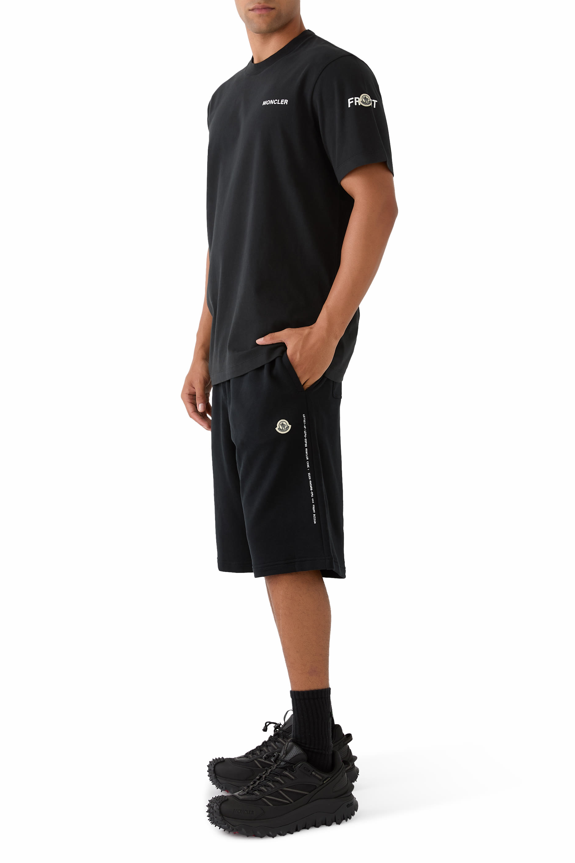 Embroidered Logo Cotton Shorts