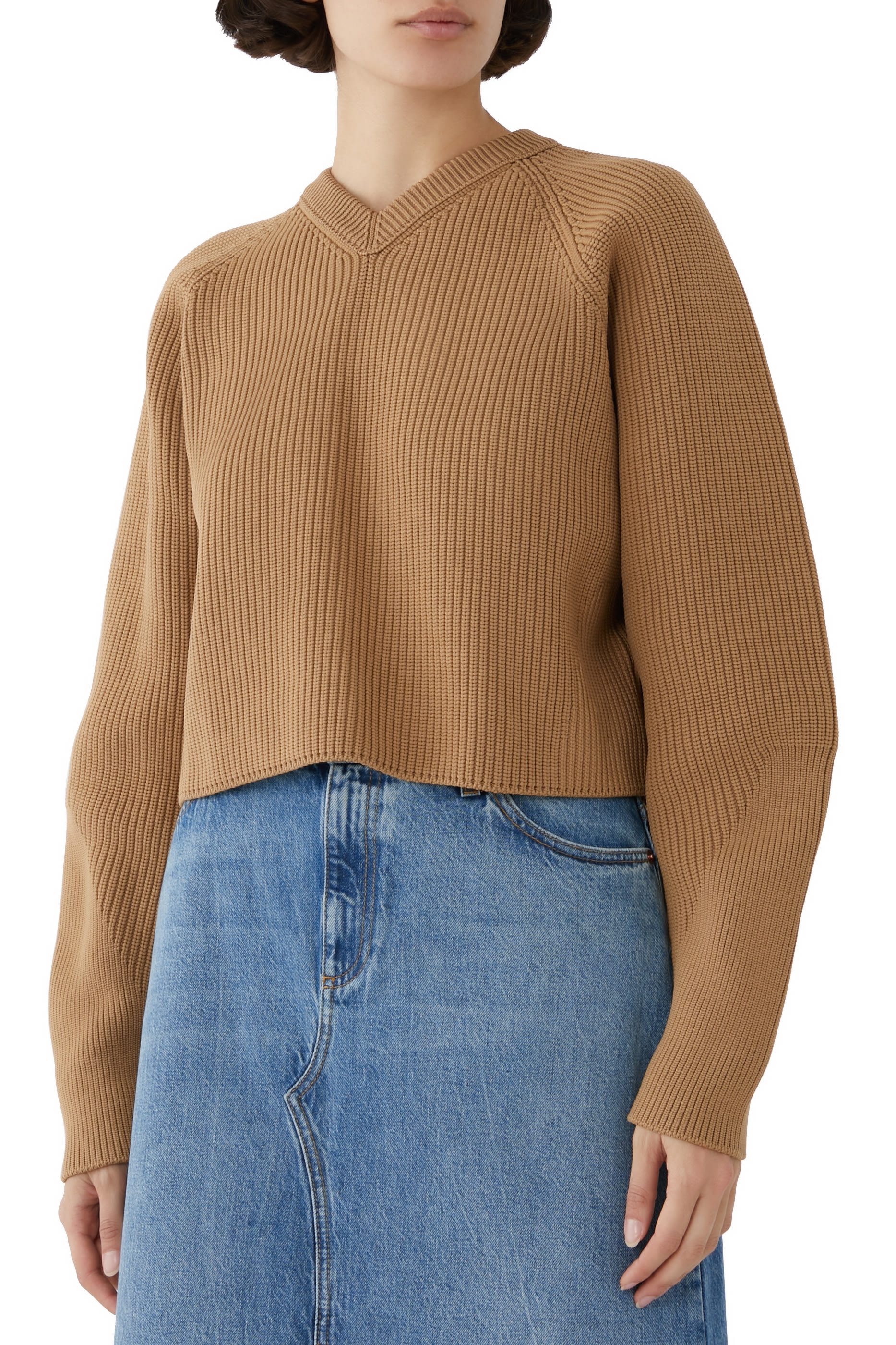 Chunky Rib Knit Sweater