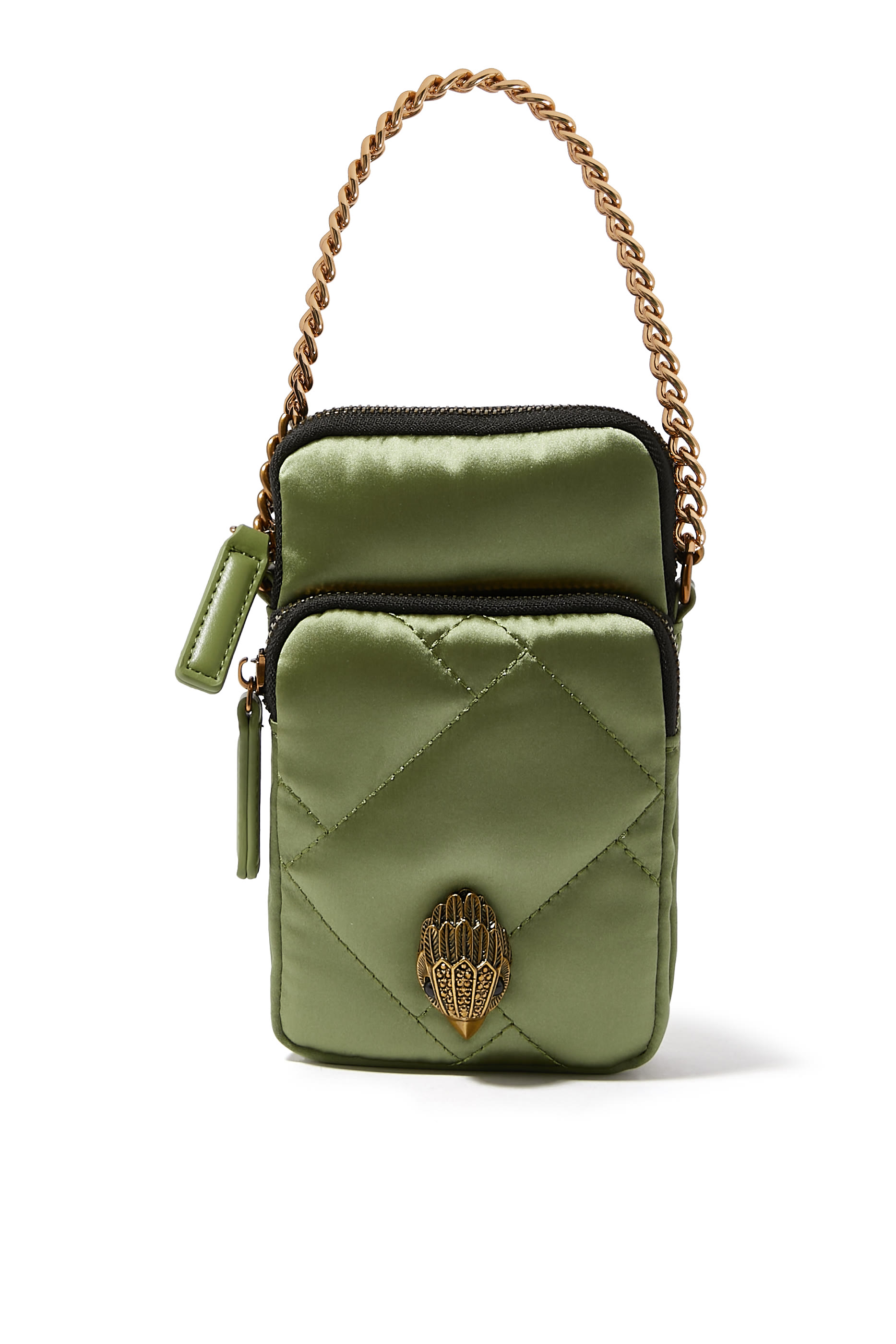 Recycled Nylon Multi Pockets Crossbody Bag