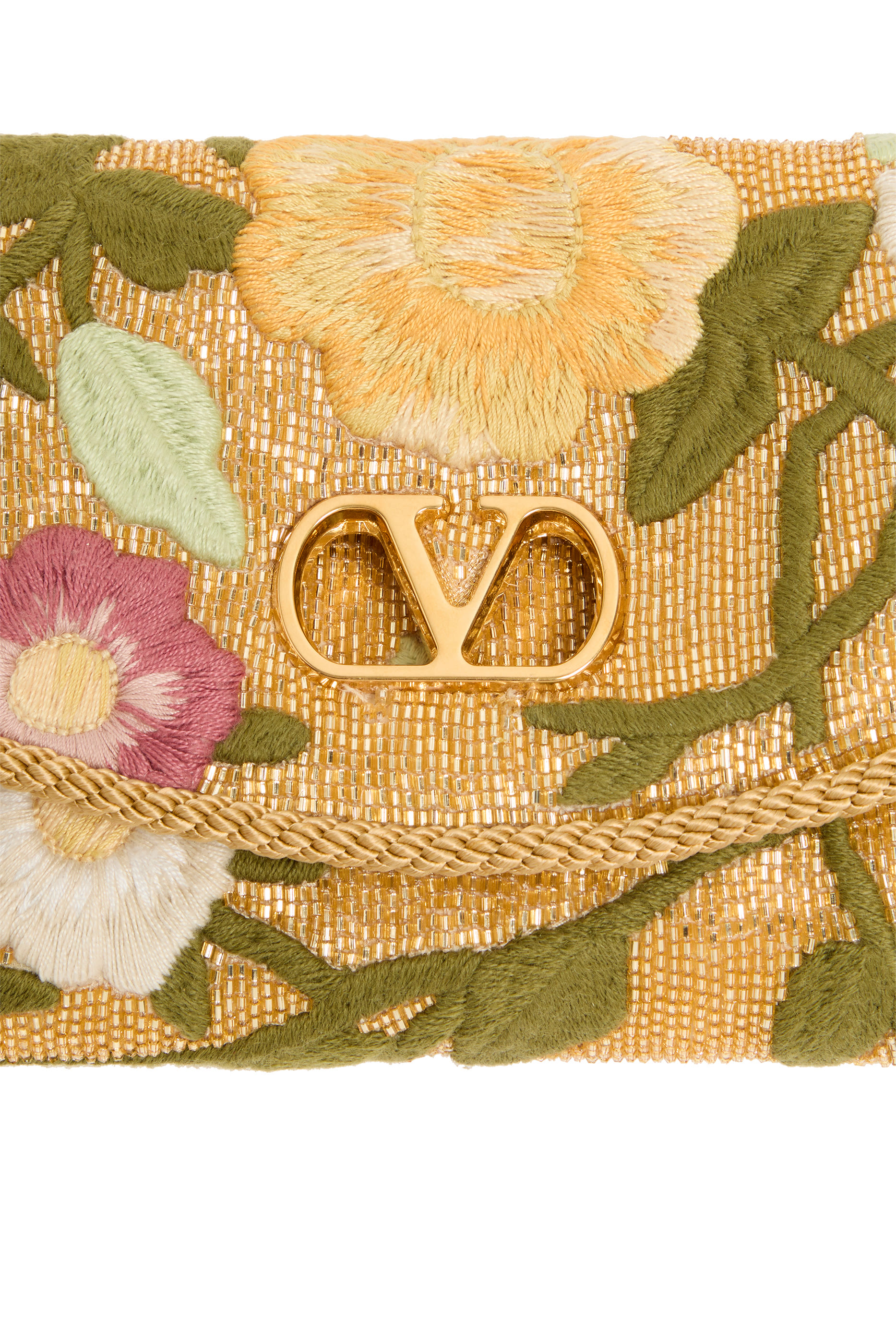 DeVain Small Embroidered Shoulder Bag