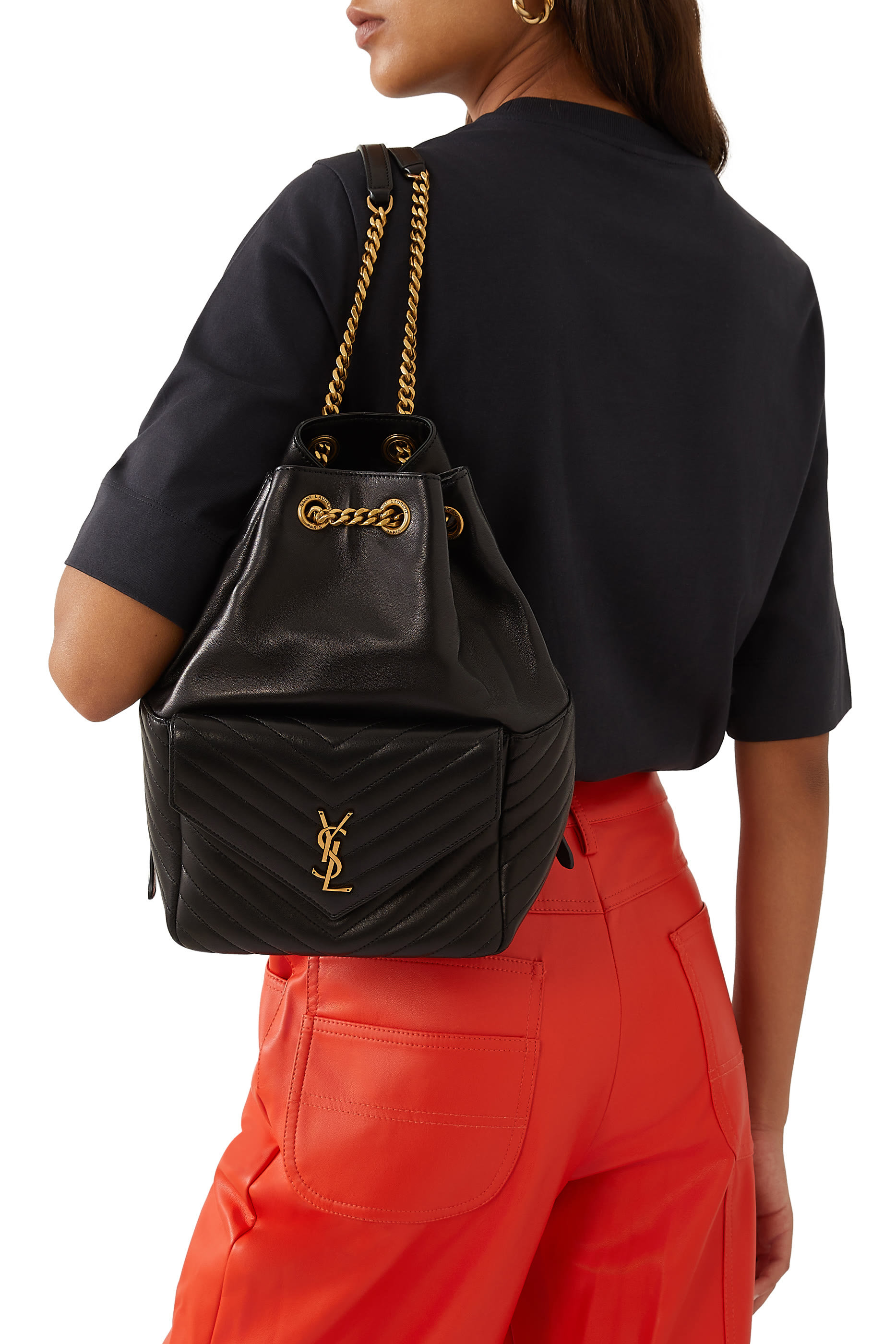 Backpack in Lam&eacute; Leather