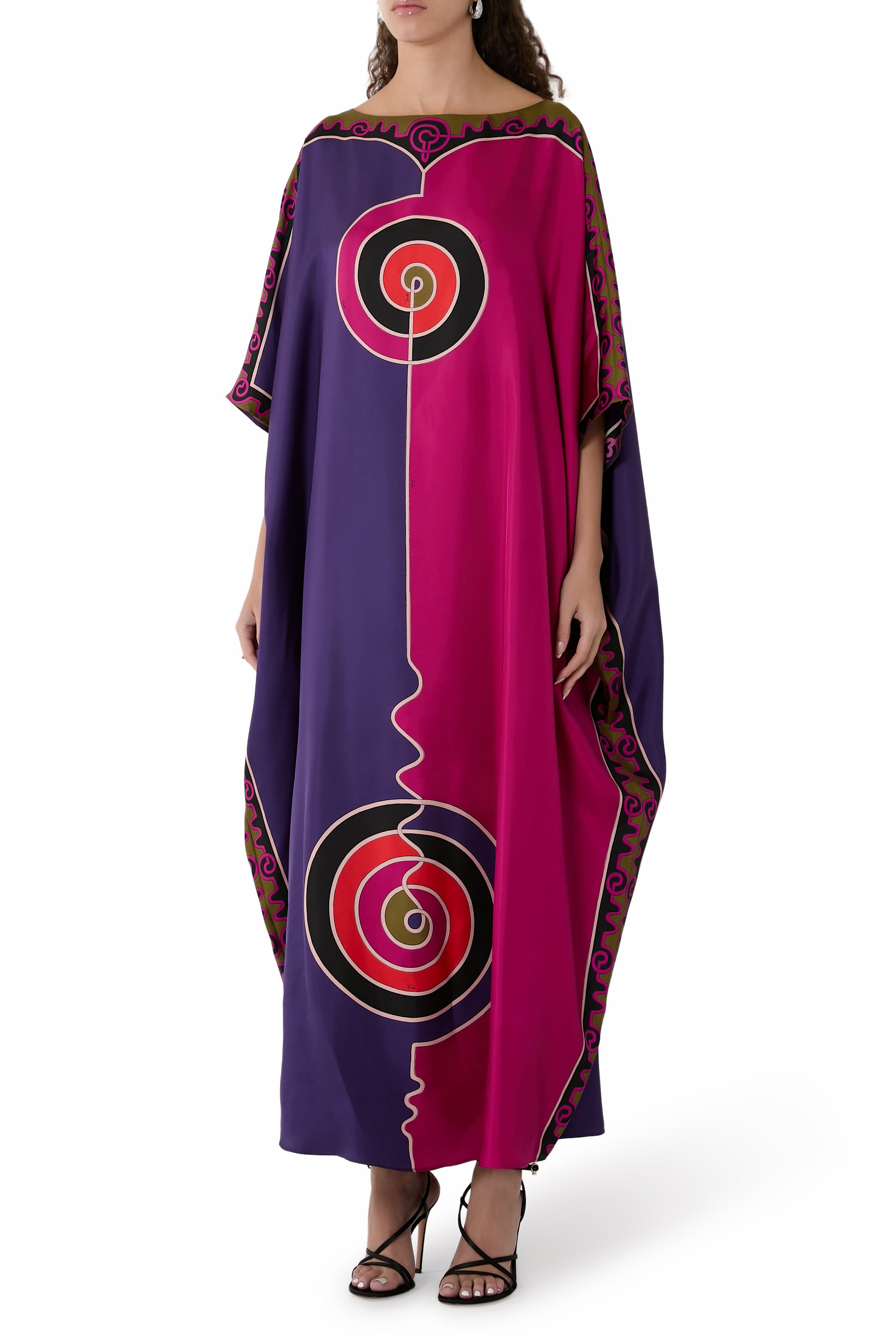 Astro Print Long Kaftan