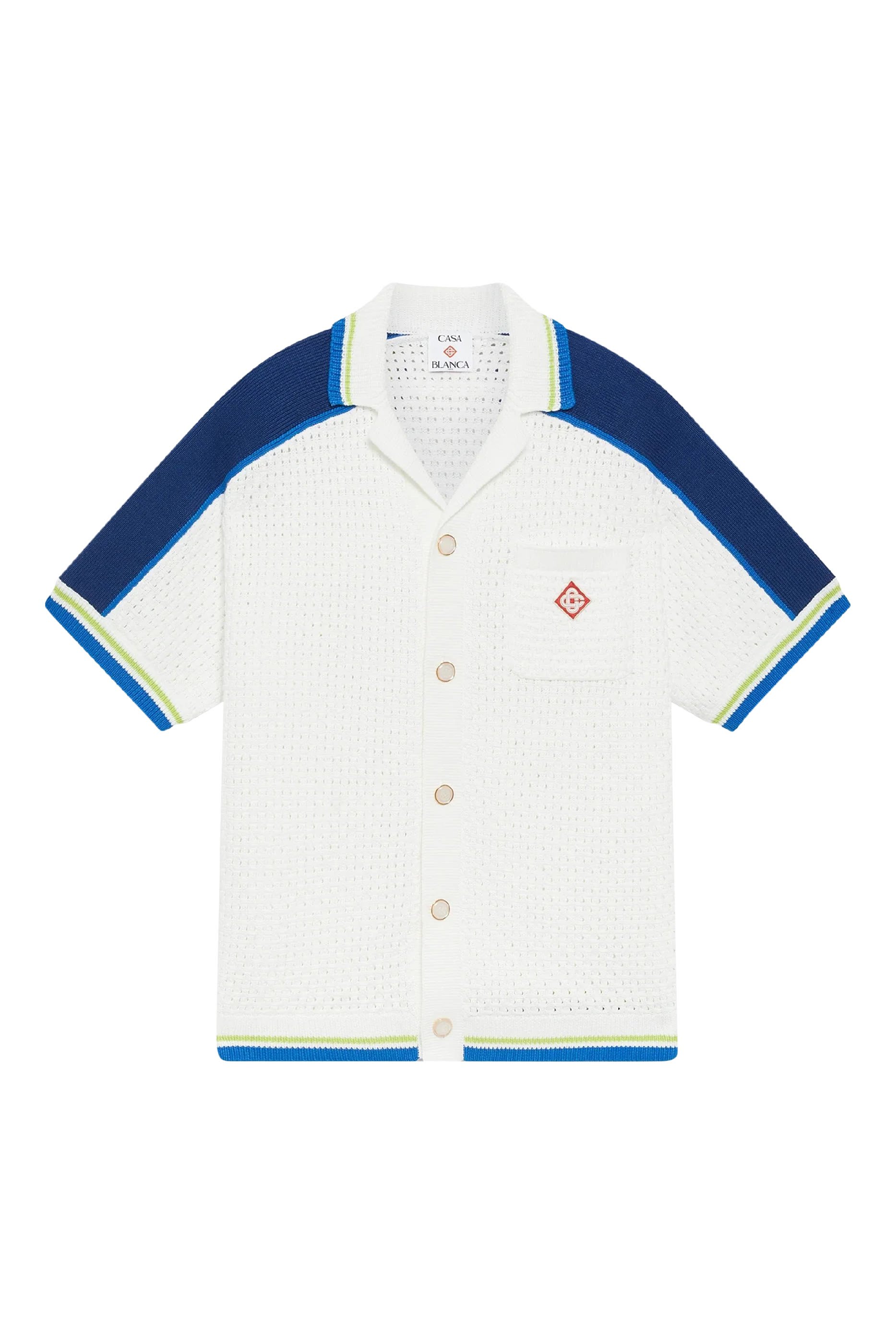 Short Sleeve Crochet Shirt 