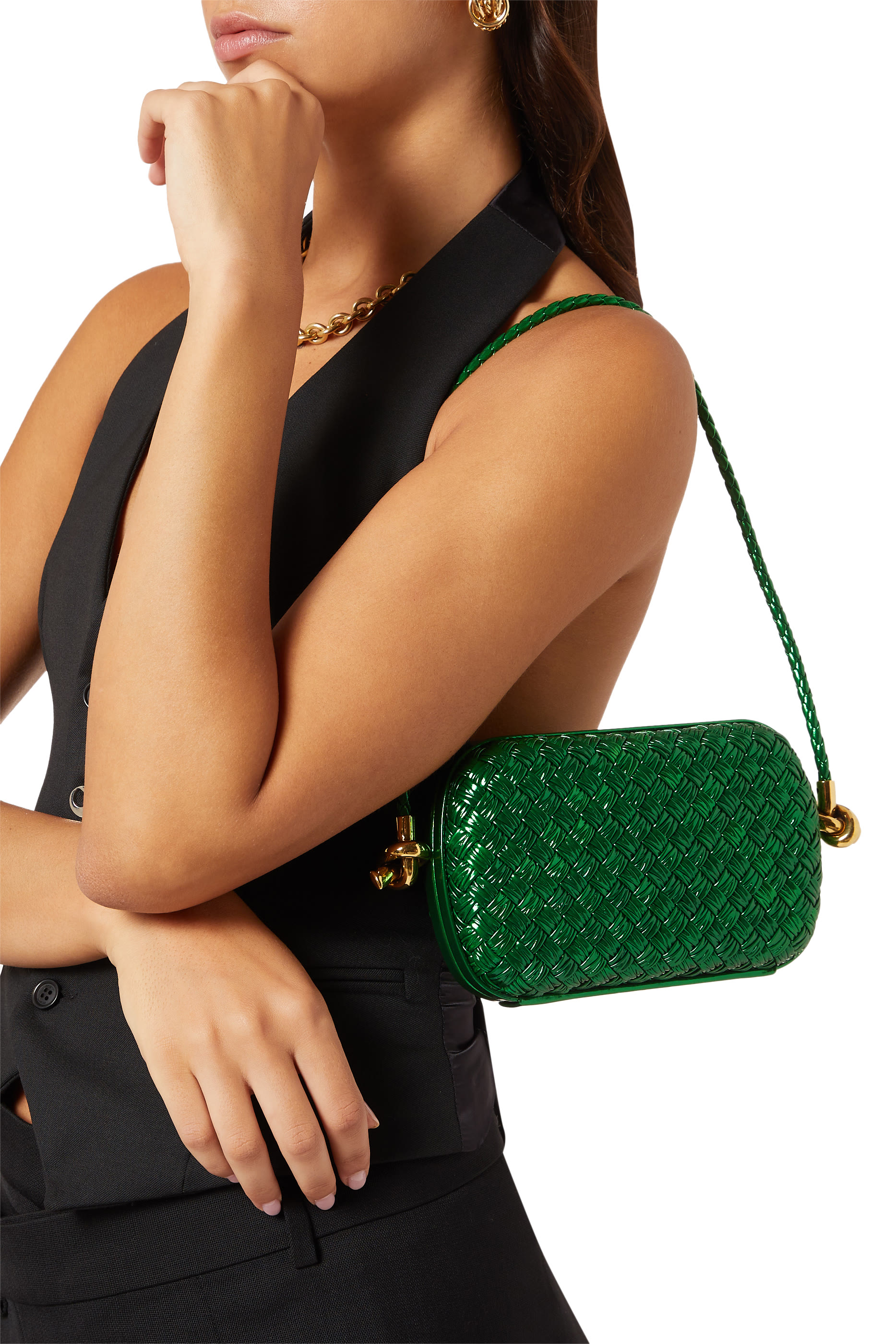 Knot Minaudiere with Strap