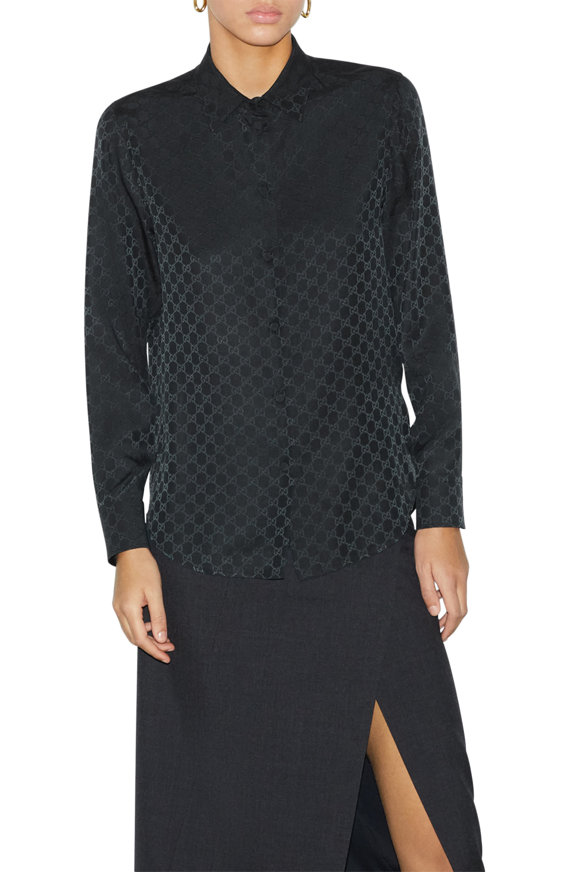 GG Crêpe Silk Shirt