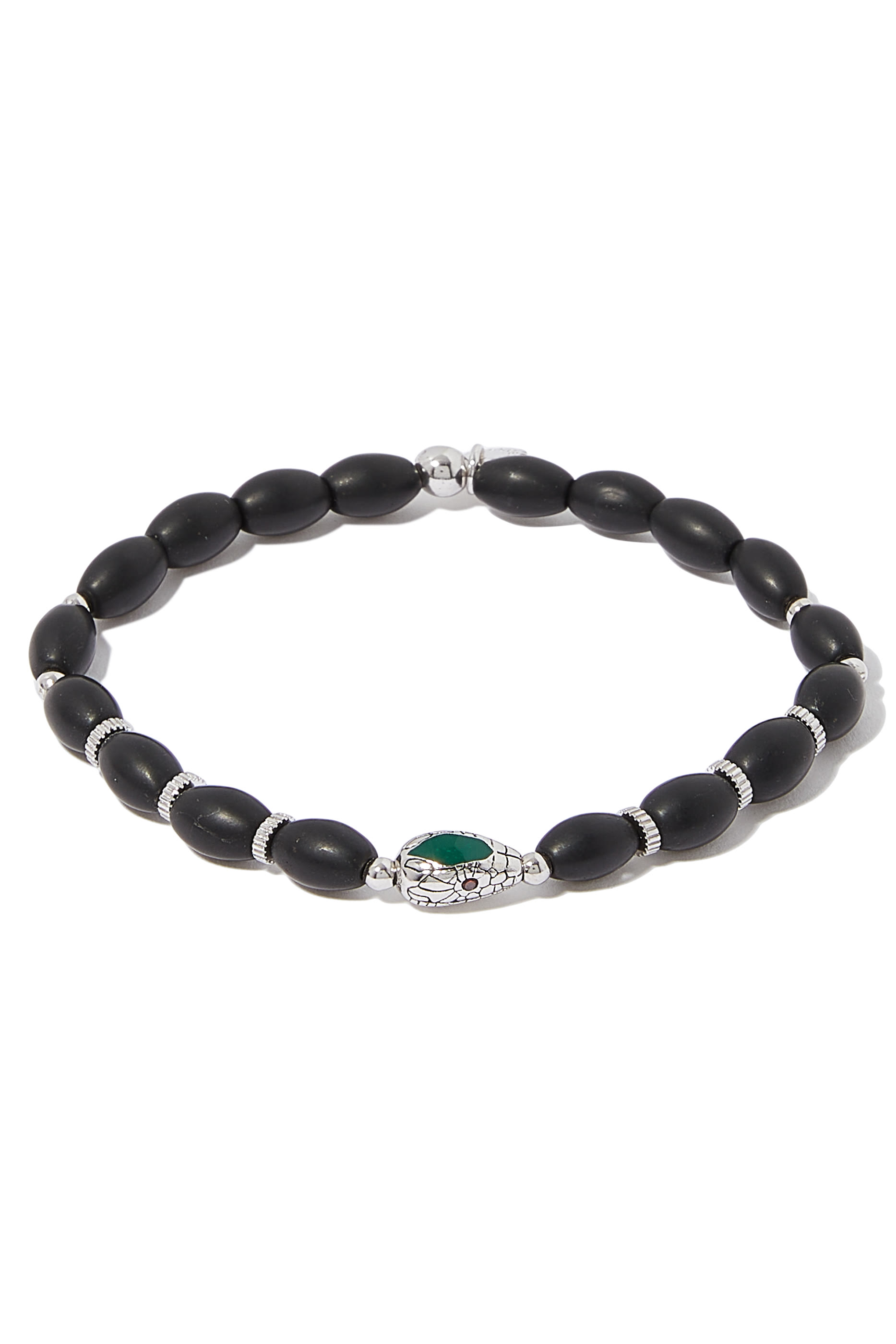 Enamel Oval Bead Bracelet