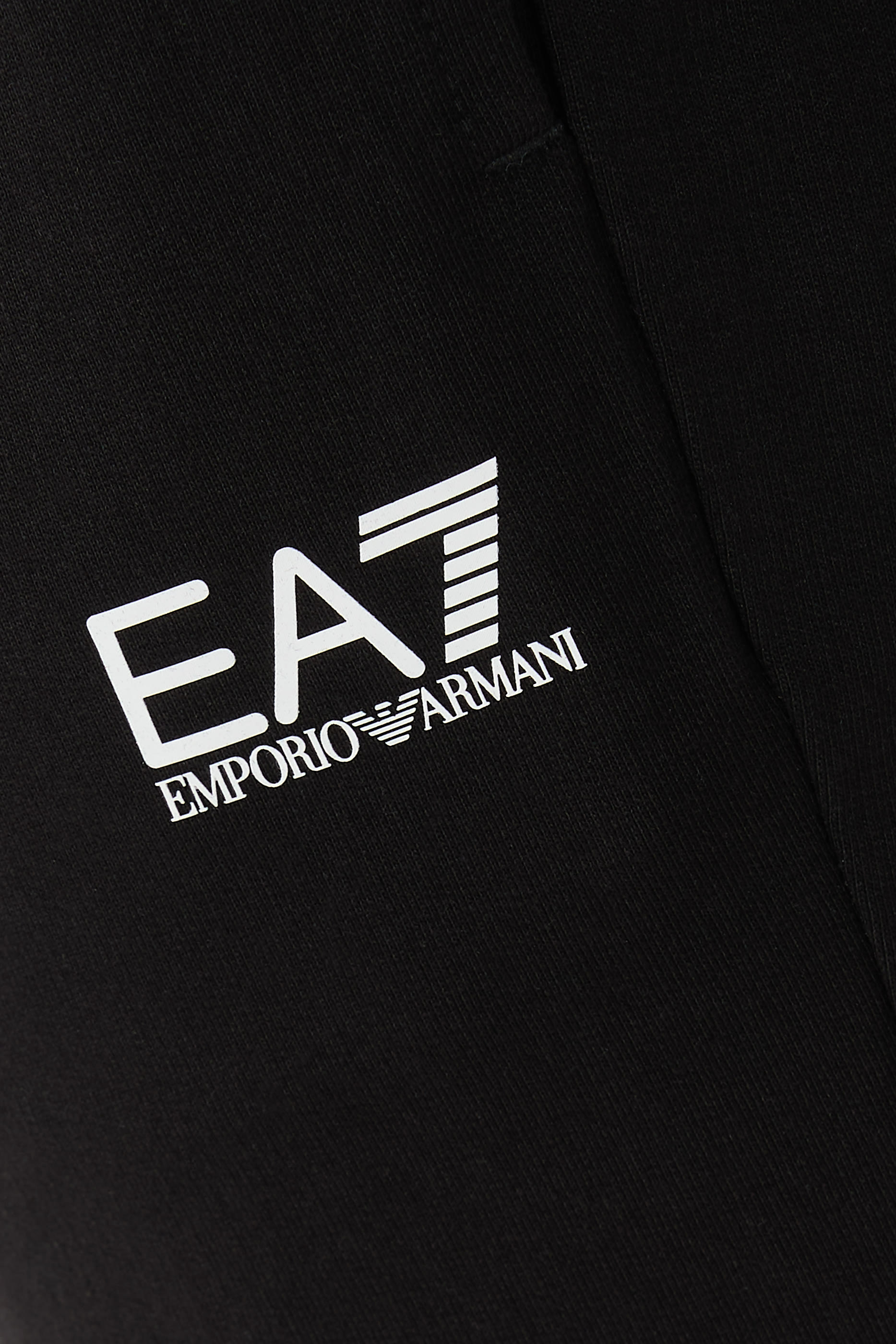 EA7 Logo Cotton Sweatpants