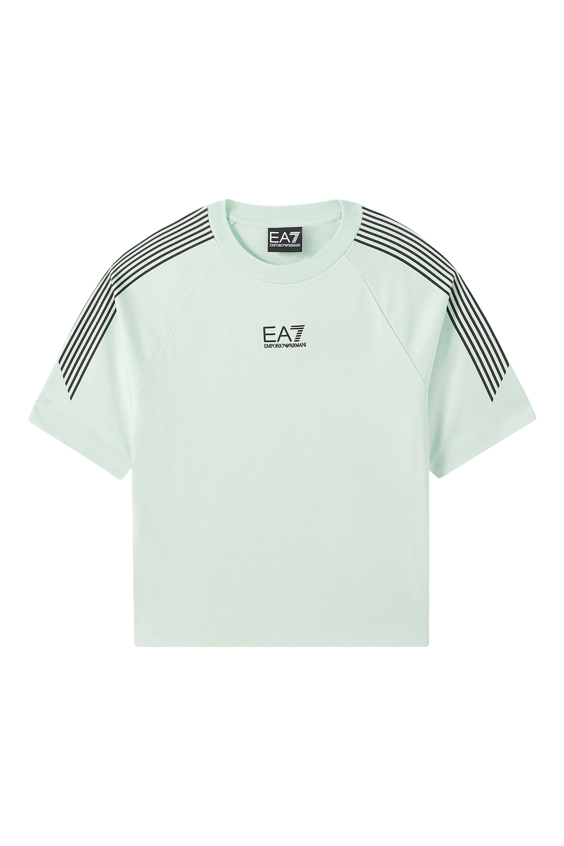 Kids EA7 Train Lines T-Shirt