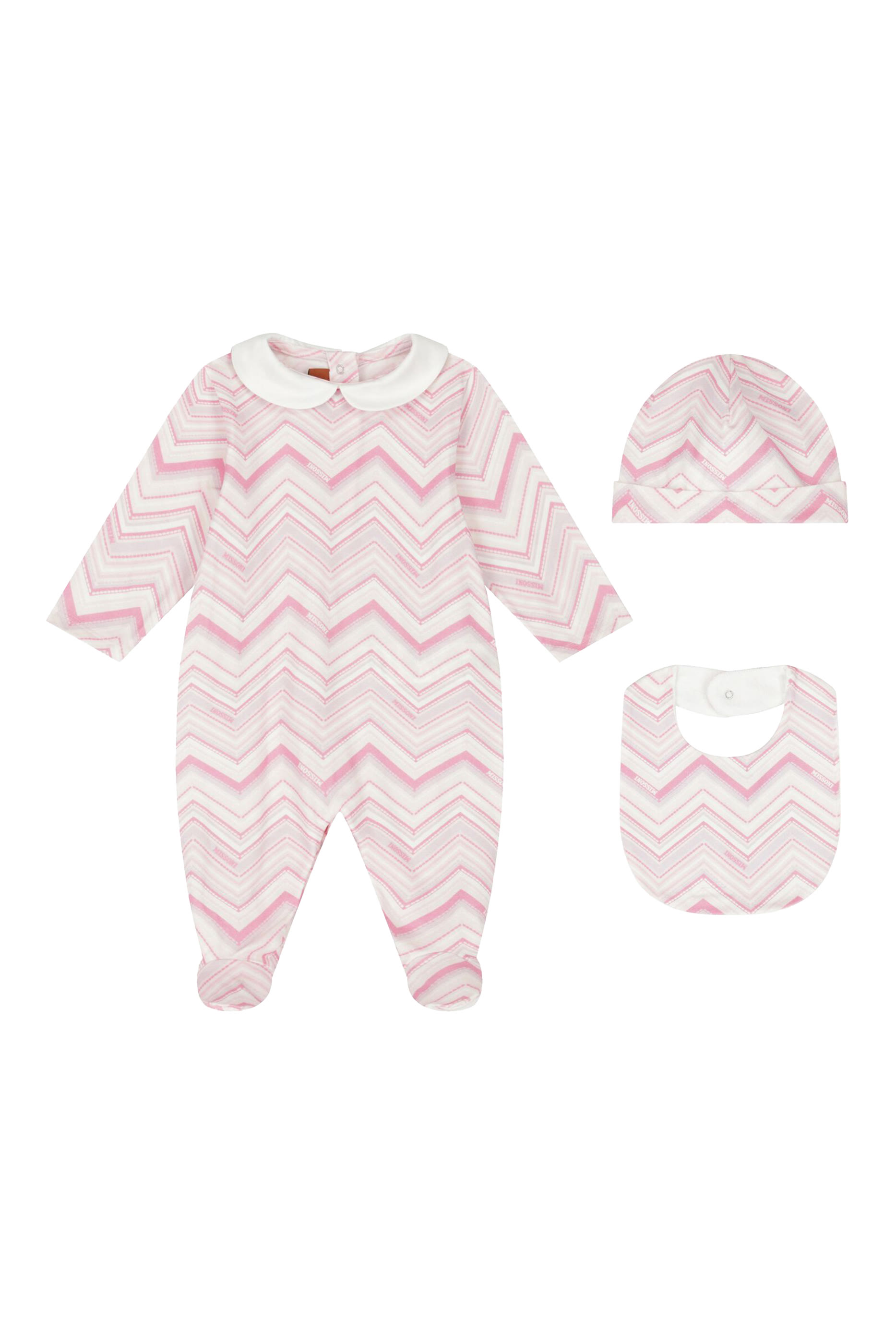 Zigzag Logo Babygrow Gift Set