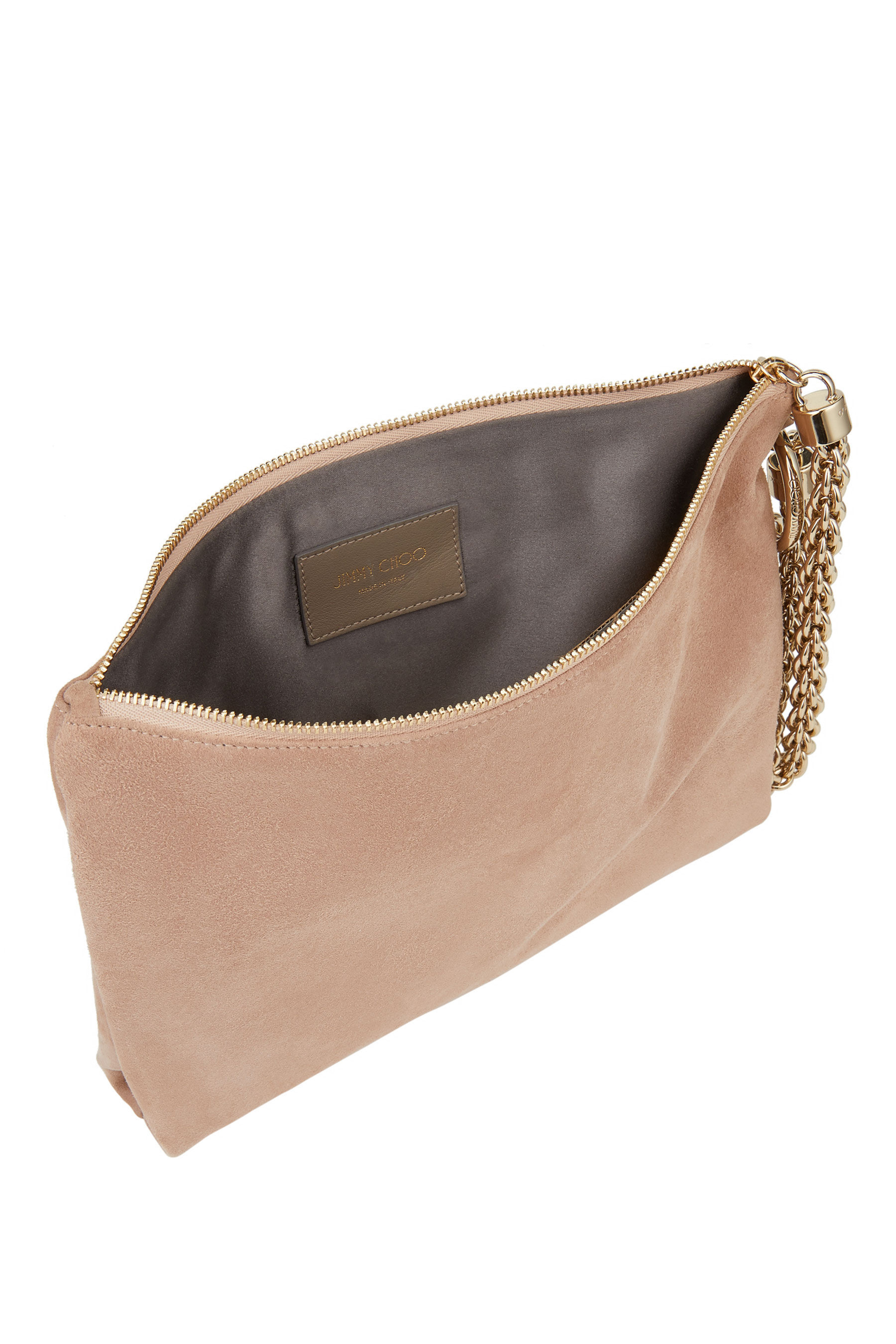 Callie Suede Clutch