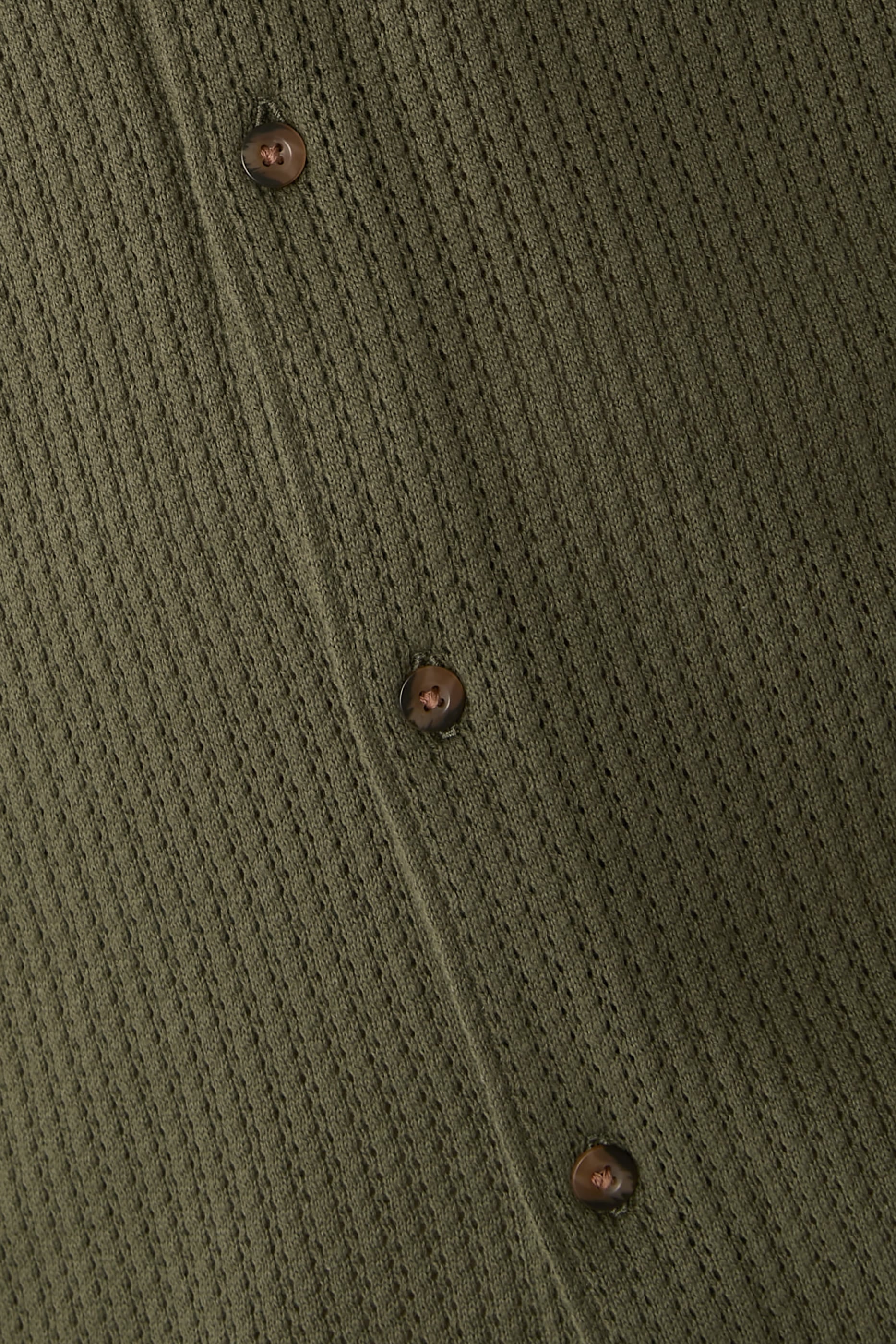 Pointelle Cotton-Blend Button-Front Shirt 