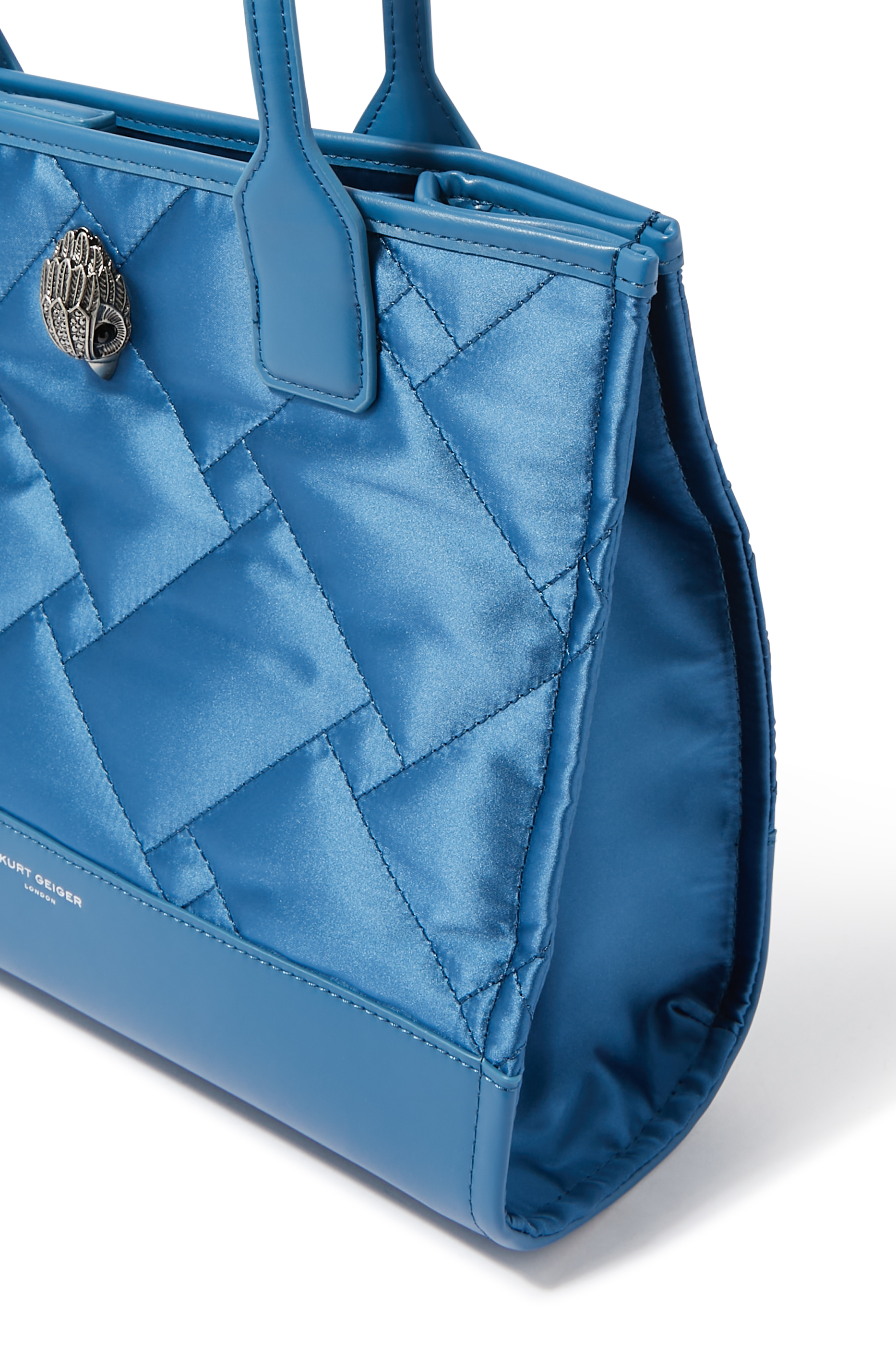 Recycled Nylon Small Square Shopper Tote Bag