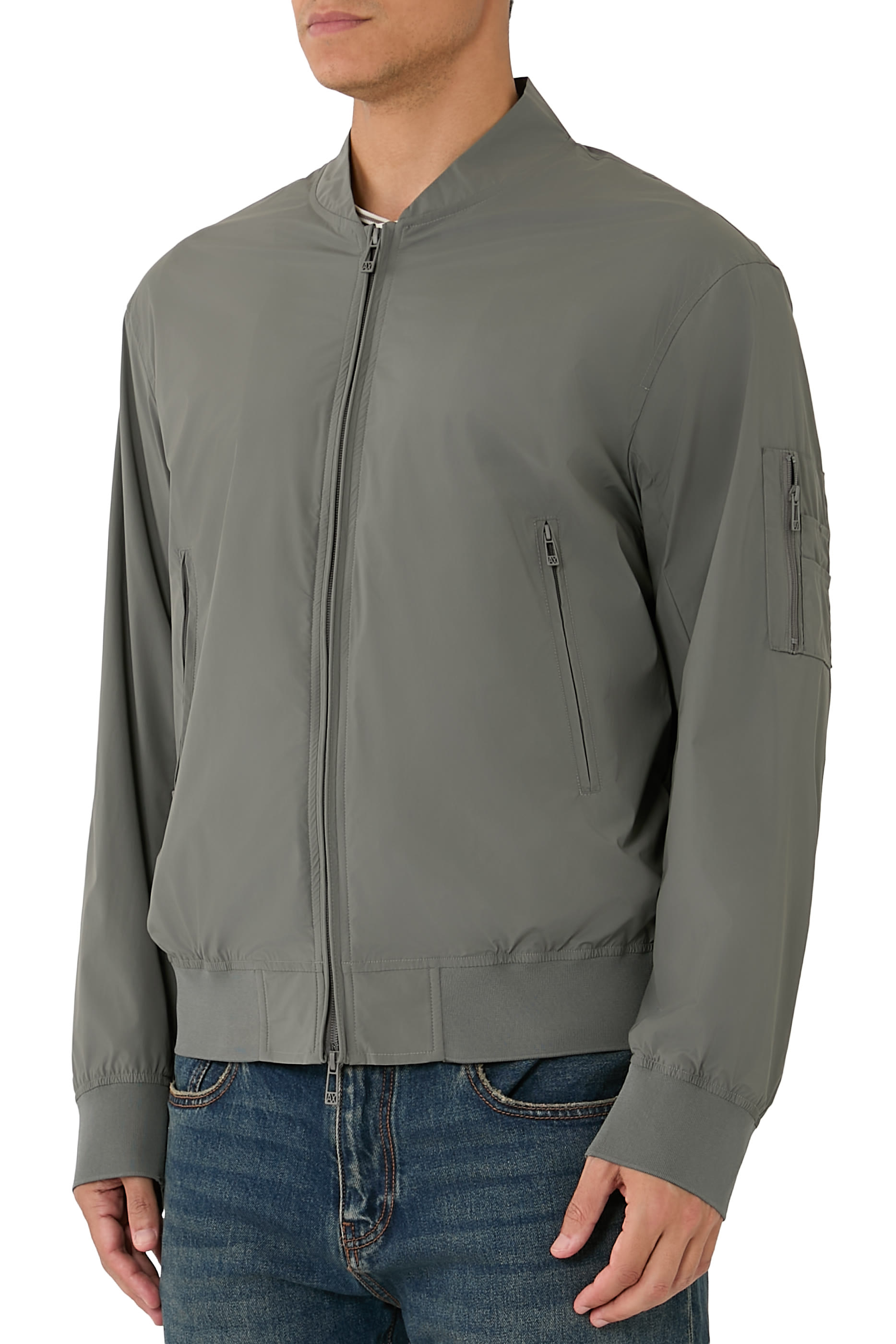 Ibiza Three-Pocket Zip-Through Blouson Jacket
