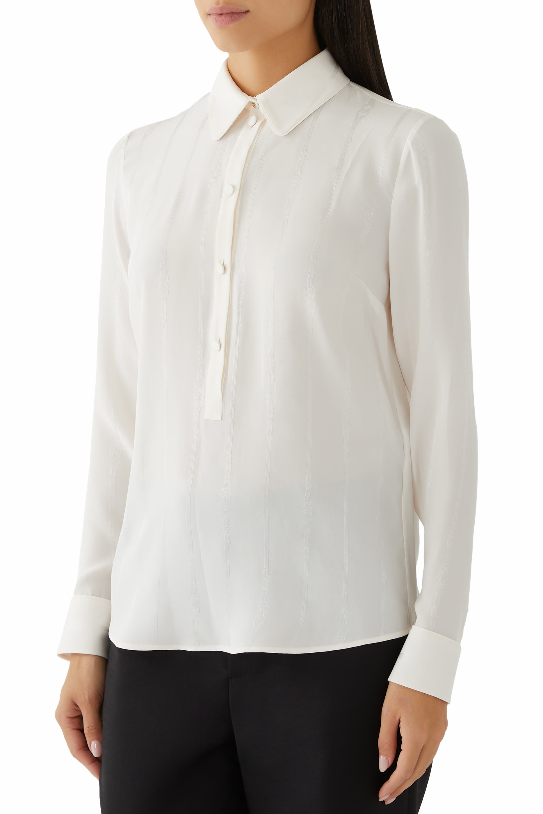 Silk Jacquard Shirt