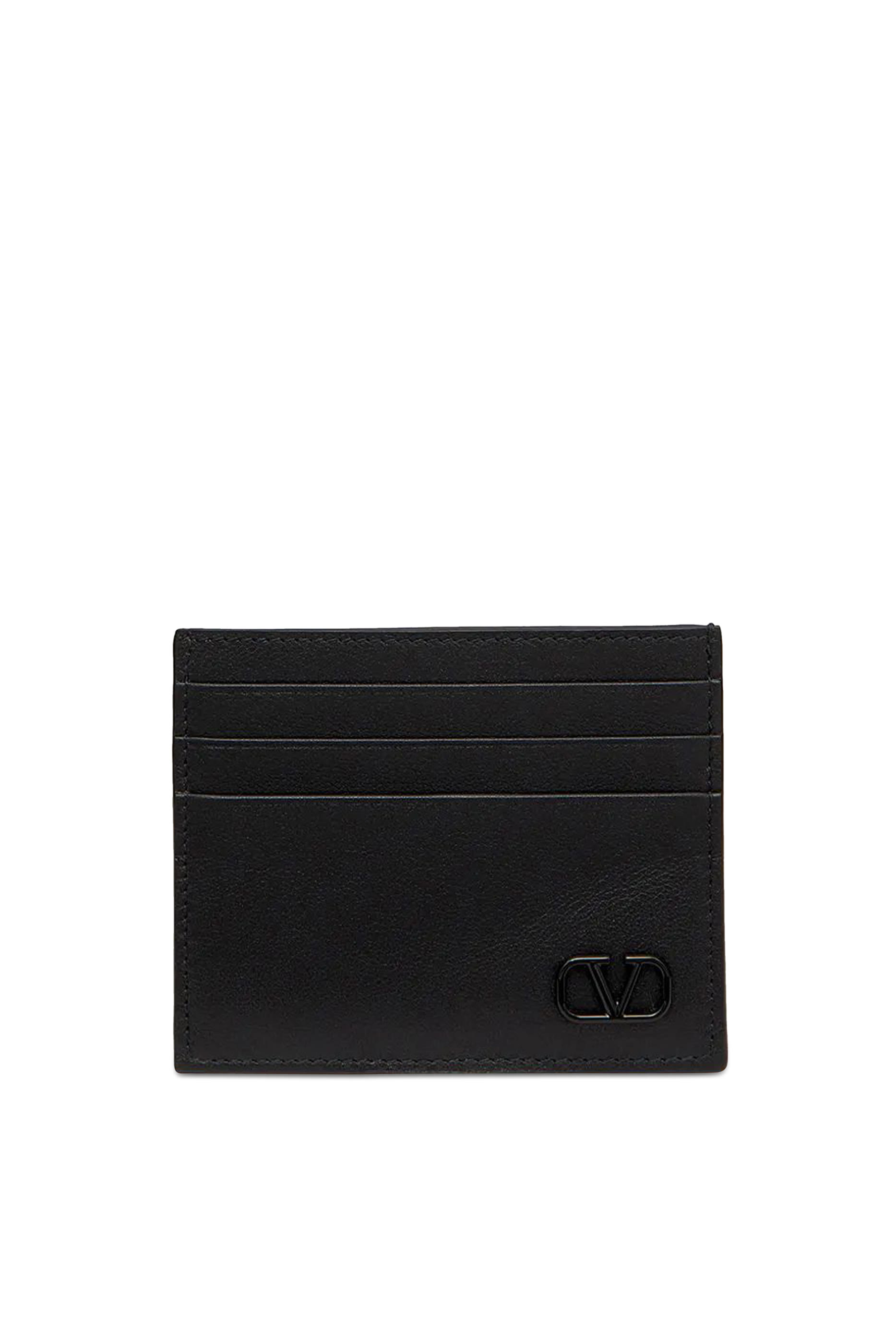 V Logo Signature Card Holder
