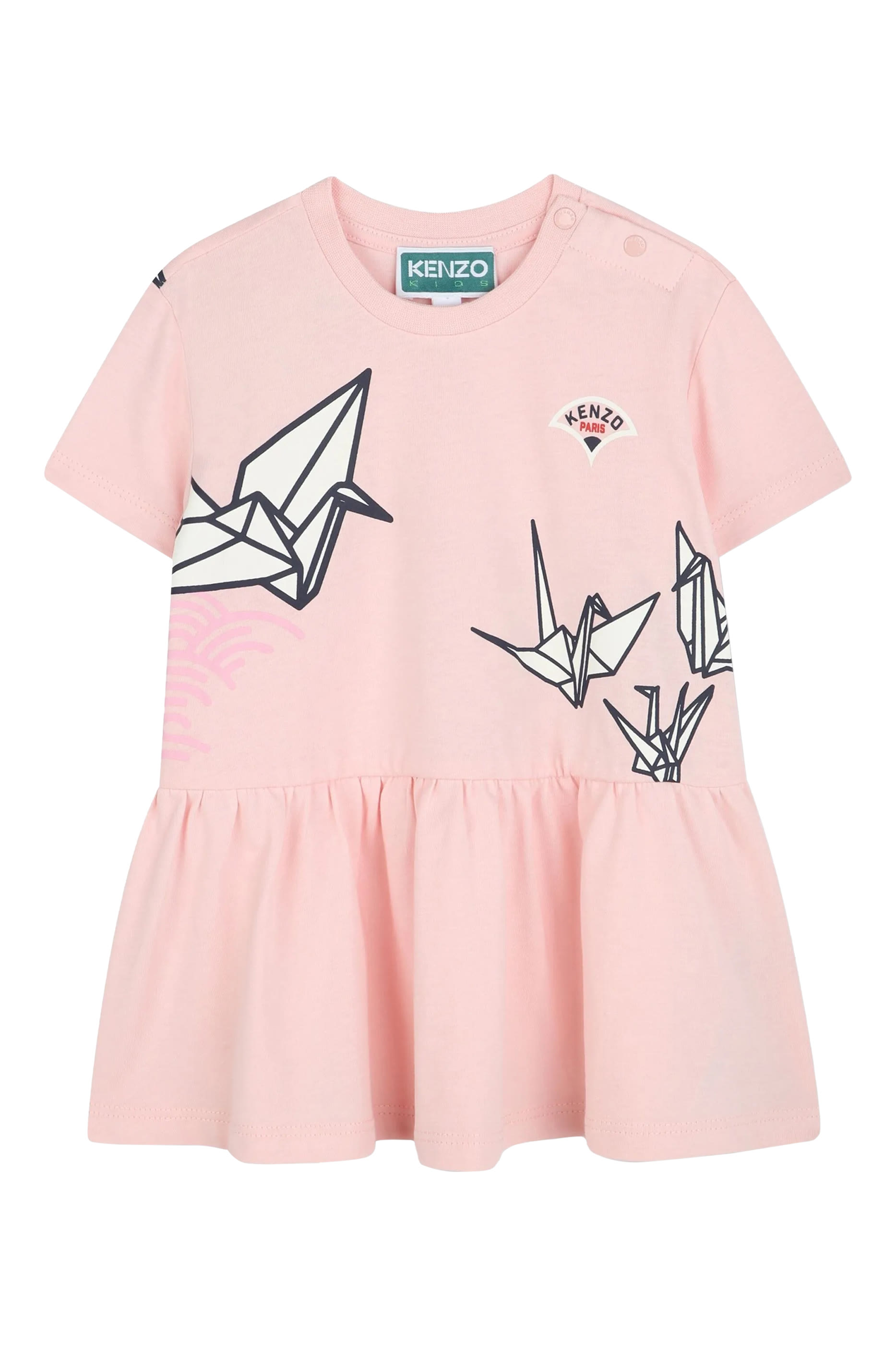 Kids Origami Print Dress