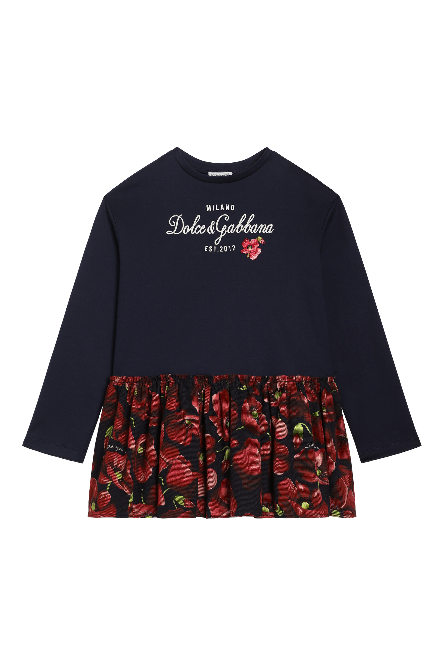 Kids Poppy-Print Dress